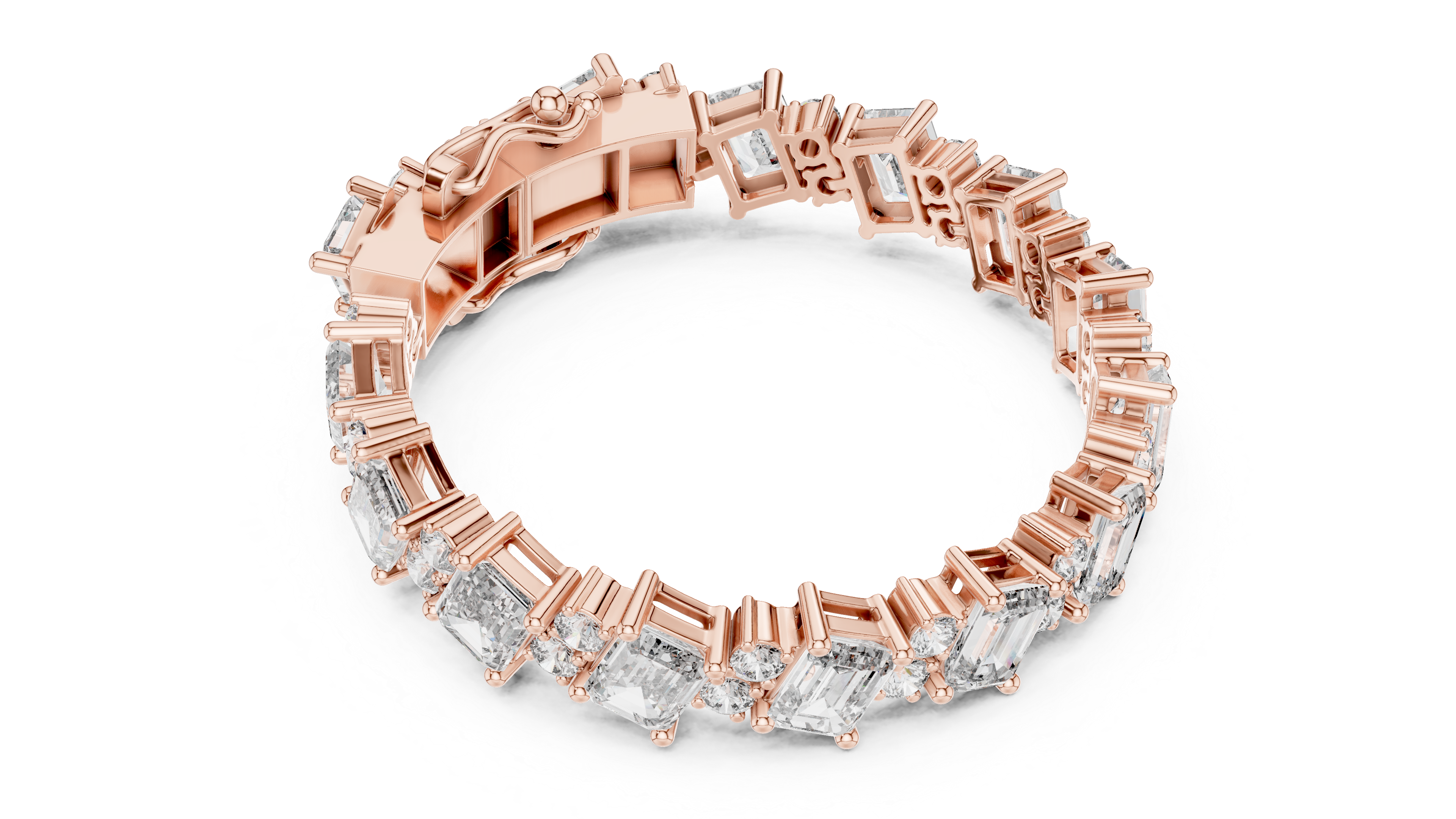 Luxury Emerald Diamond Bracelet