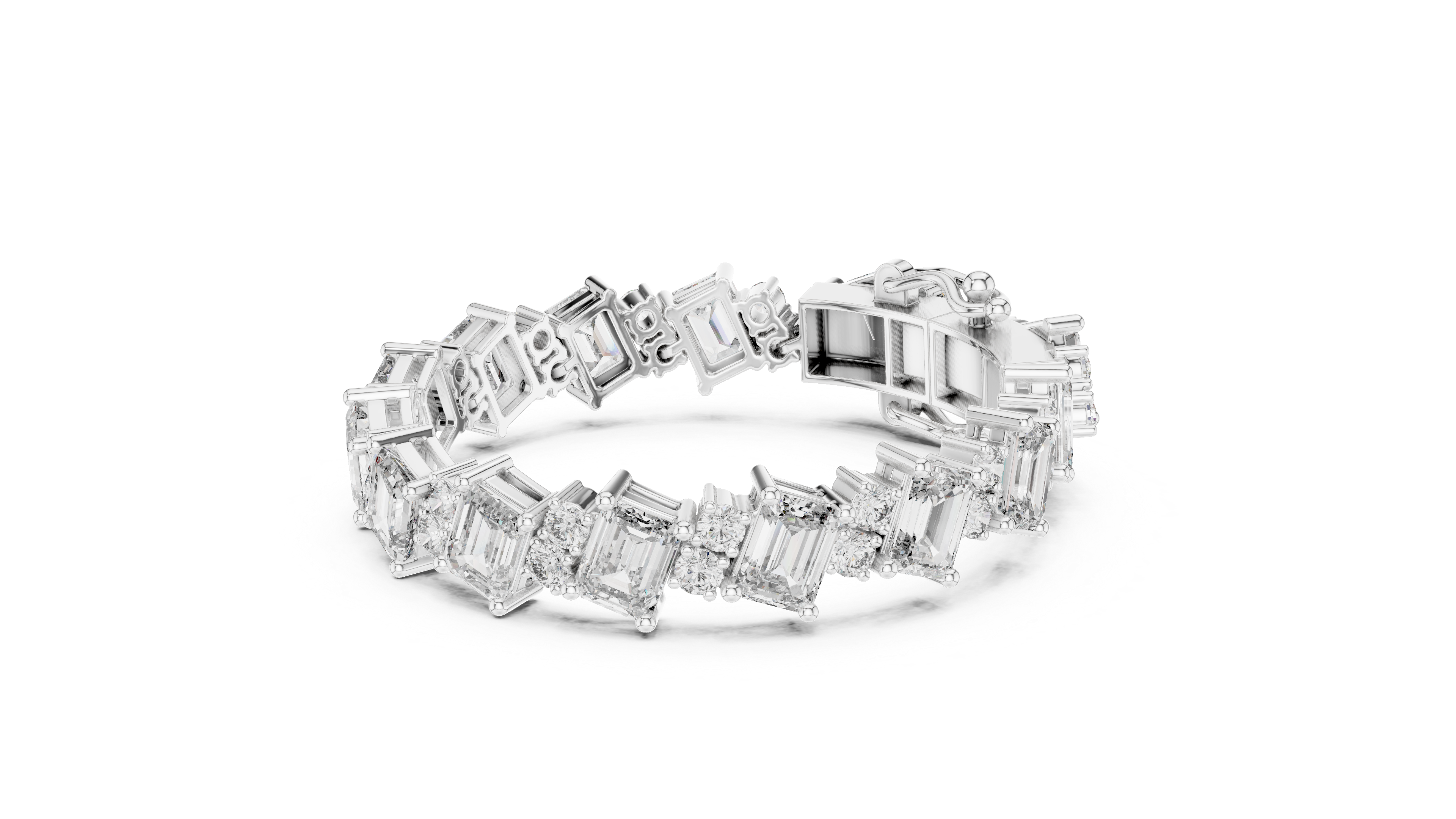 Luxury Emerald Diamond Bracelet