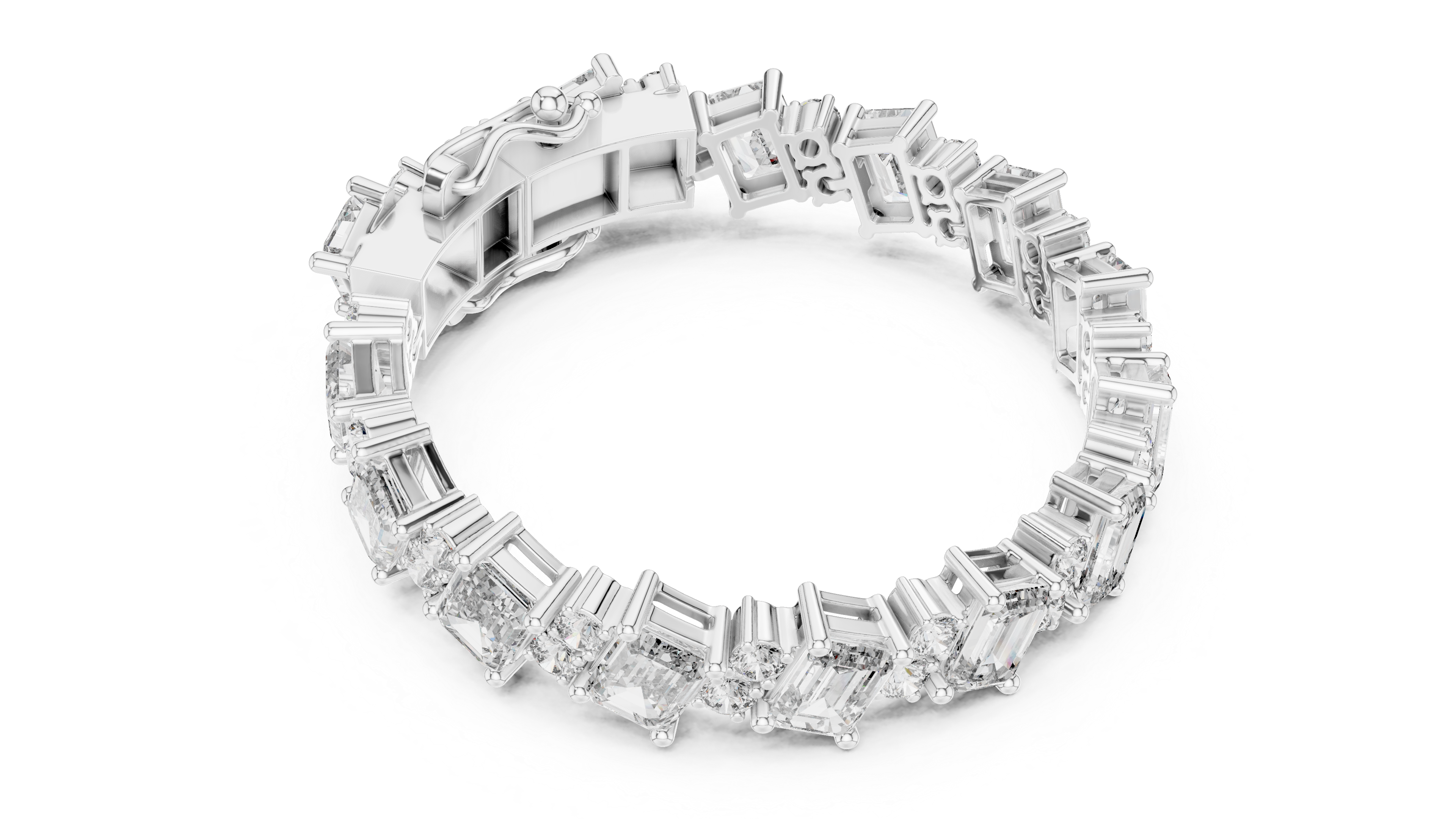 Luxury Emerald Diamond Bracelet