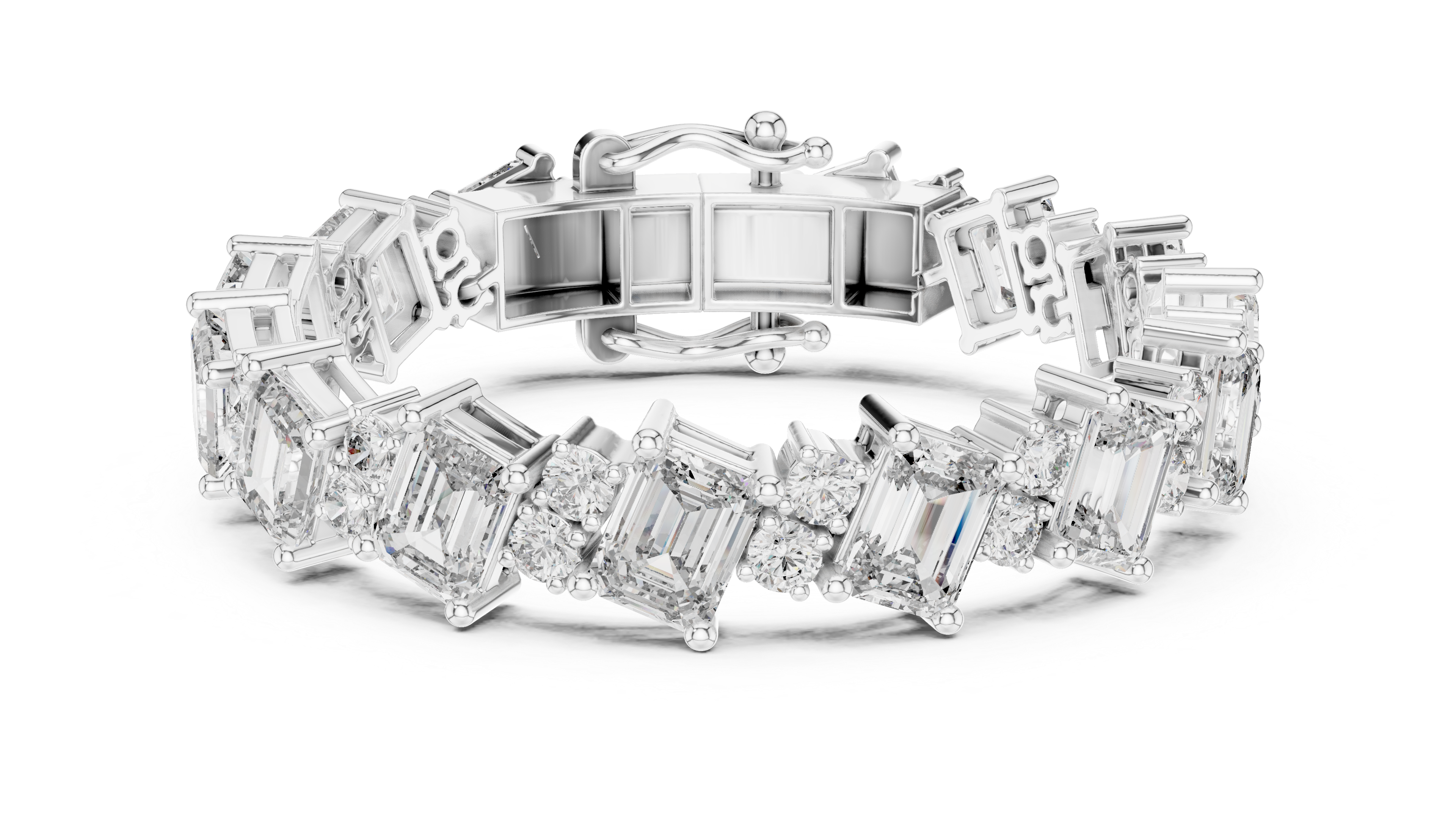 Luxury Emerald Diamond Bracelet