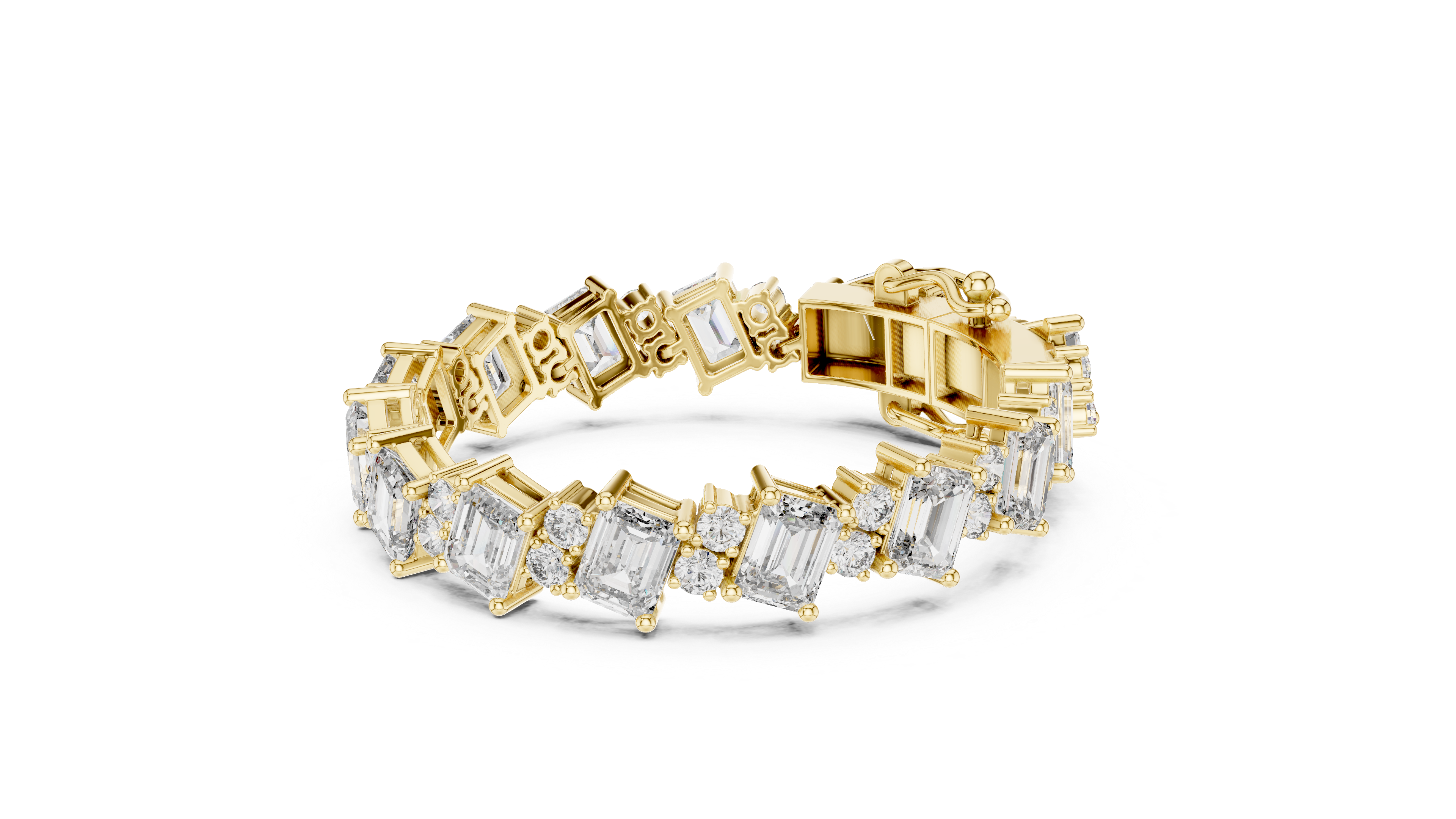Luxury Emerald Diamond Bracelet