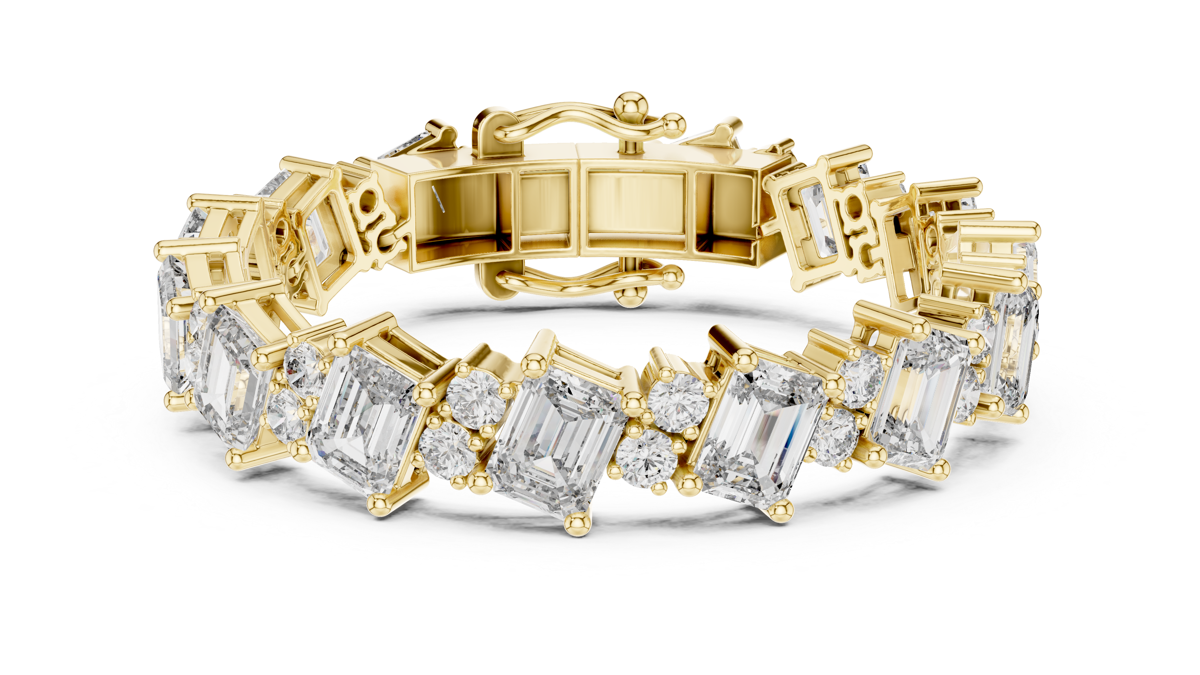 Luxury Emerald Diamond Bracelet