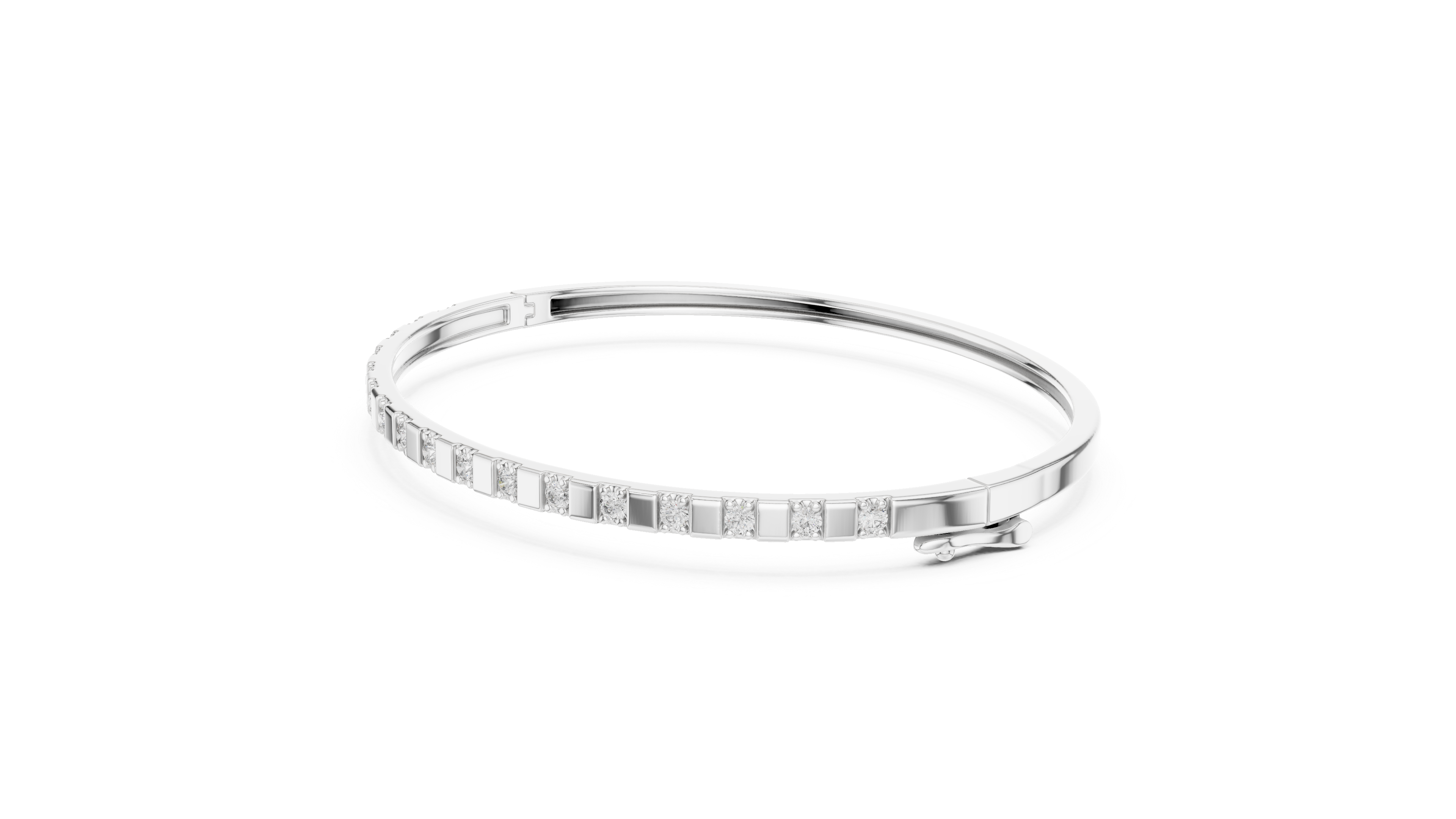 Luxury Diamond Bangle Bracelet