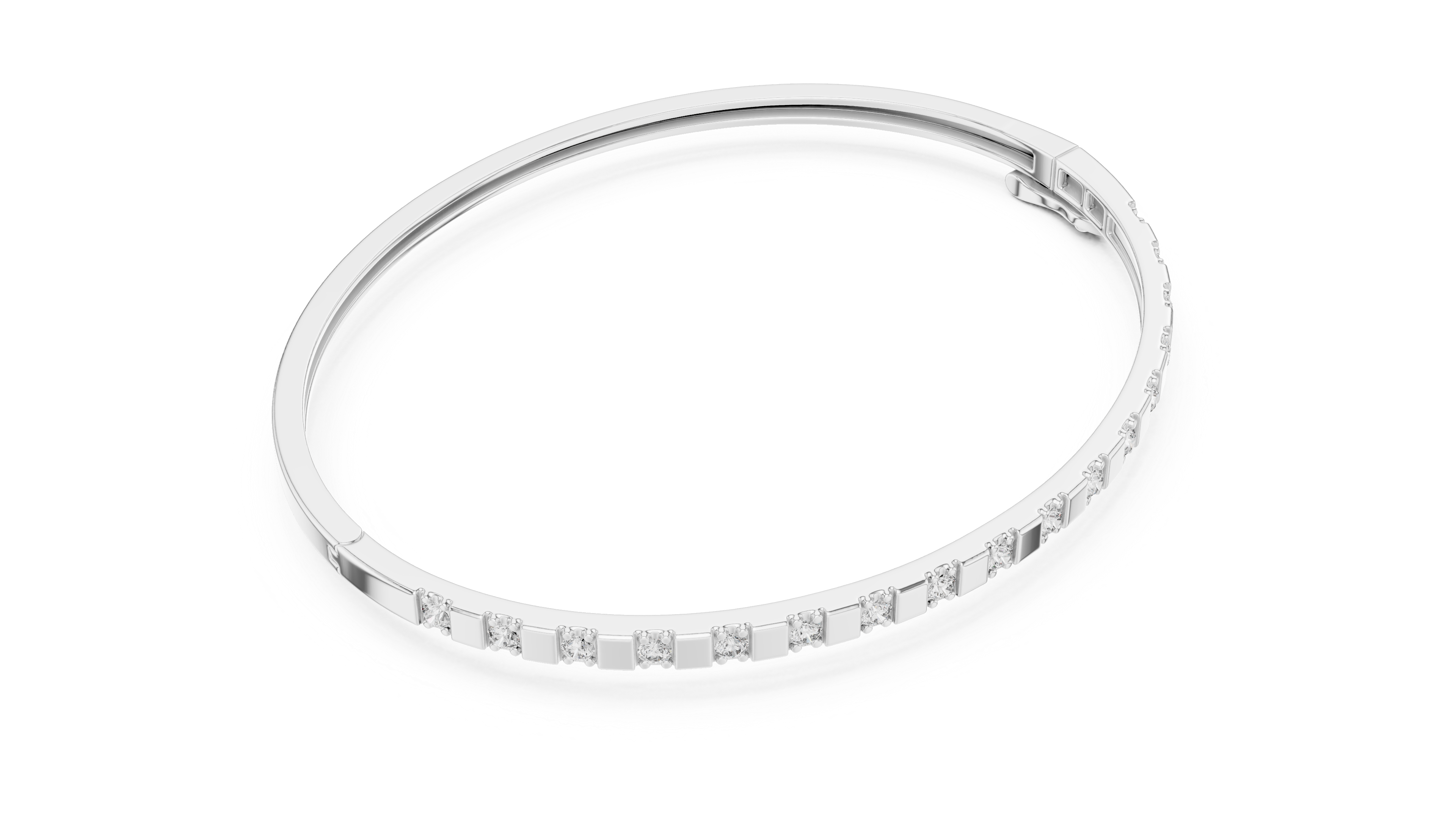 Luxury Diamond Bangle Bracelet