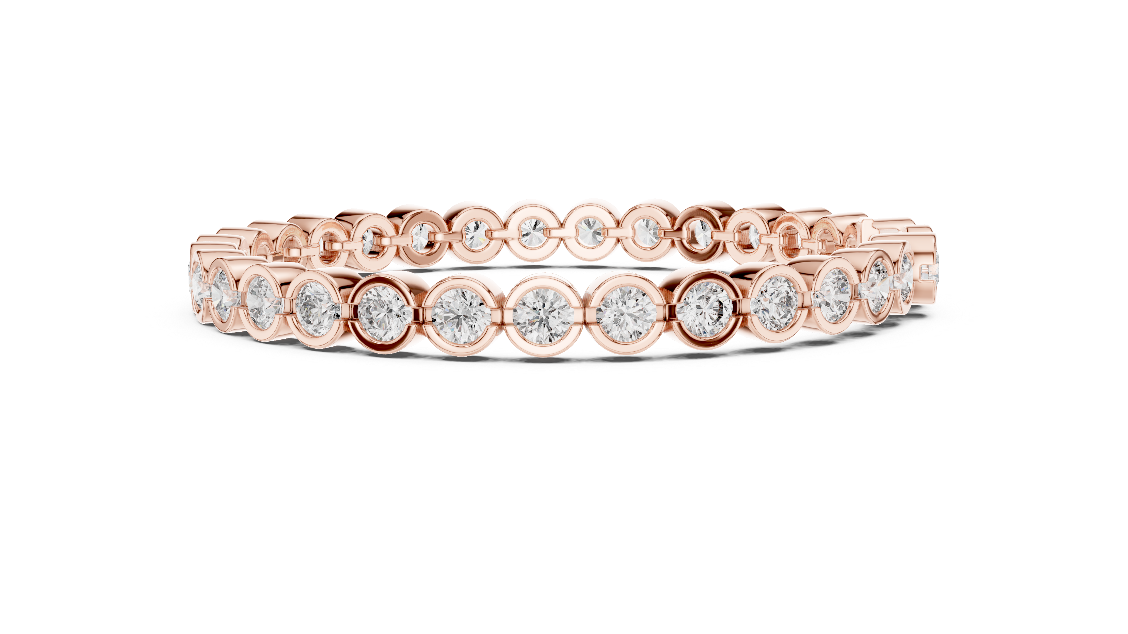 Luxury Bezel Diamond Bracelet