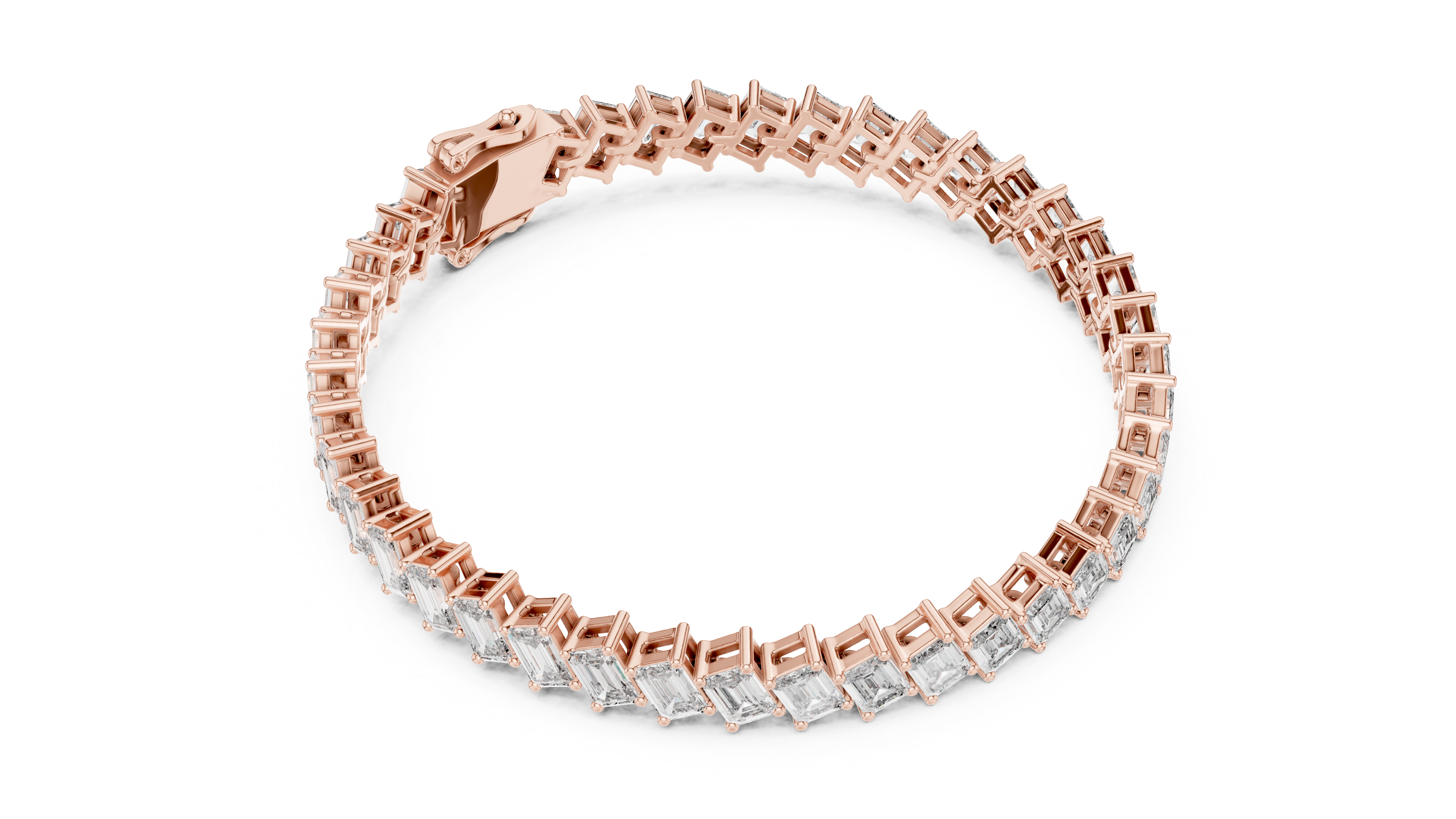 Luxury Emerald Cut Bracelet