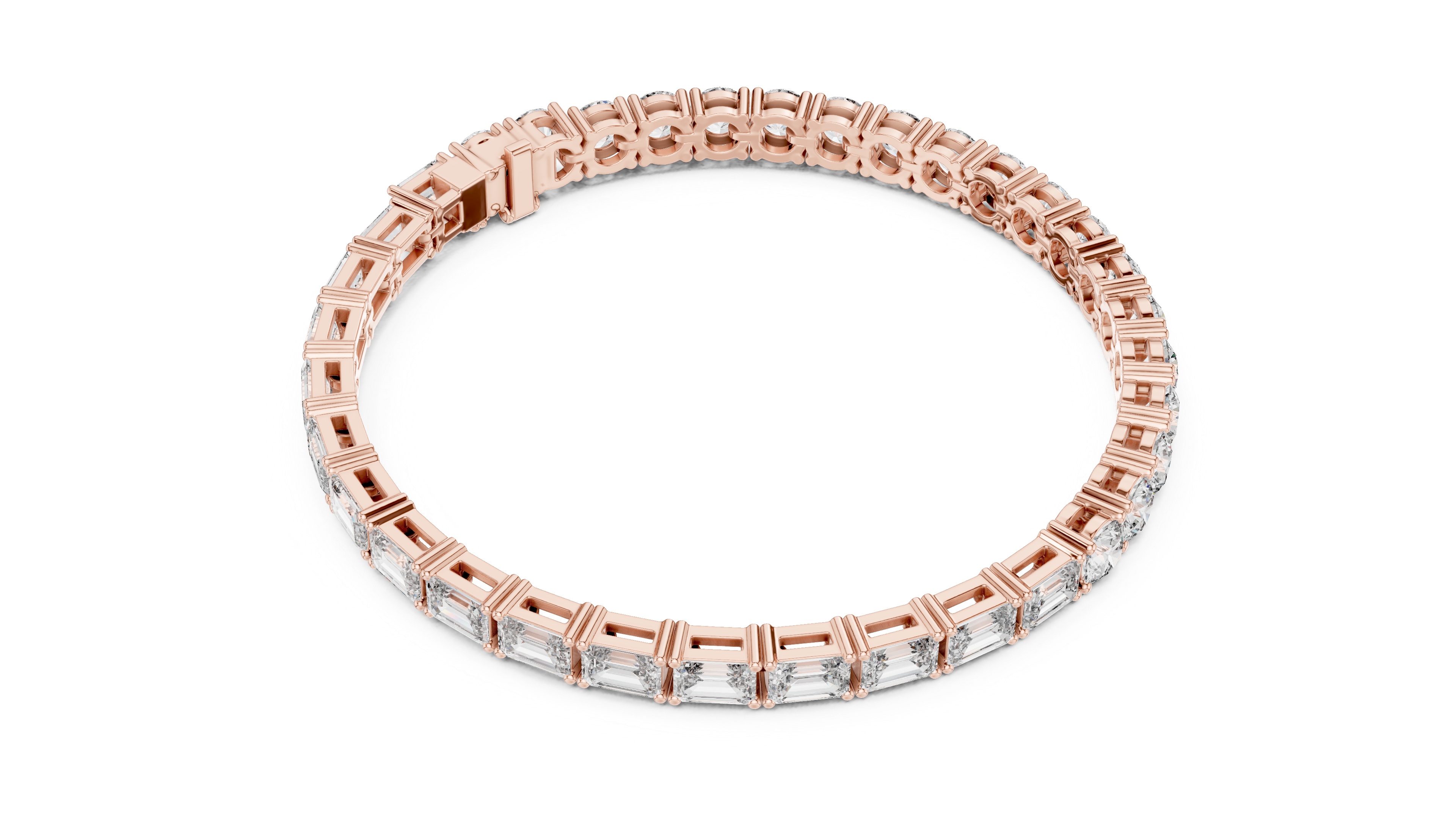 Luxury Mixed Cut Diamond Bracelet