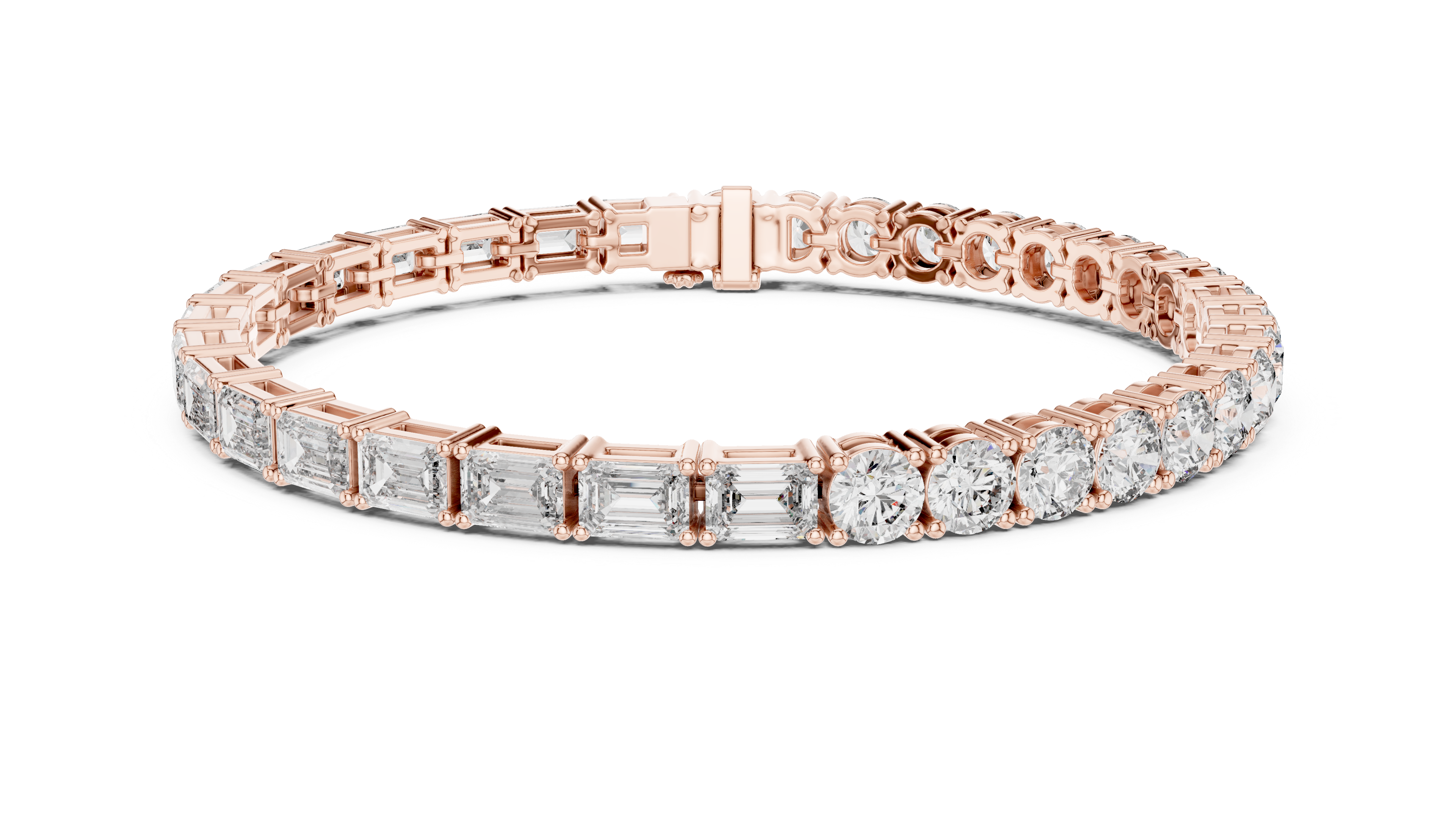 Luxury Mixed Cut Diamond Bracelet