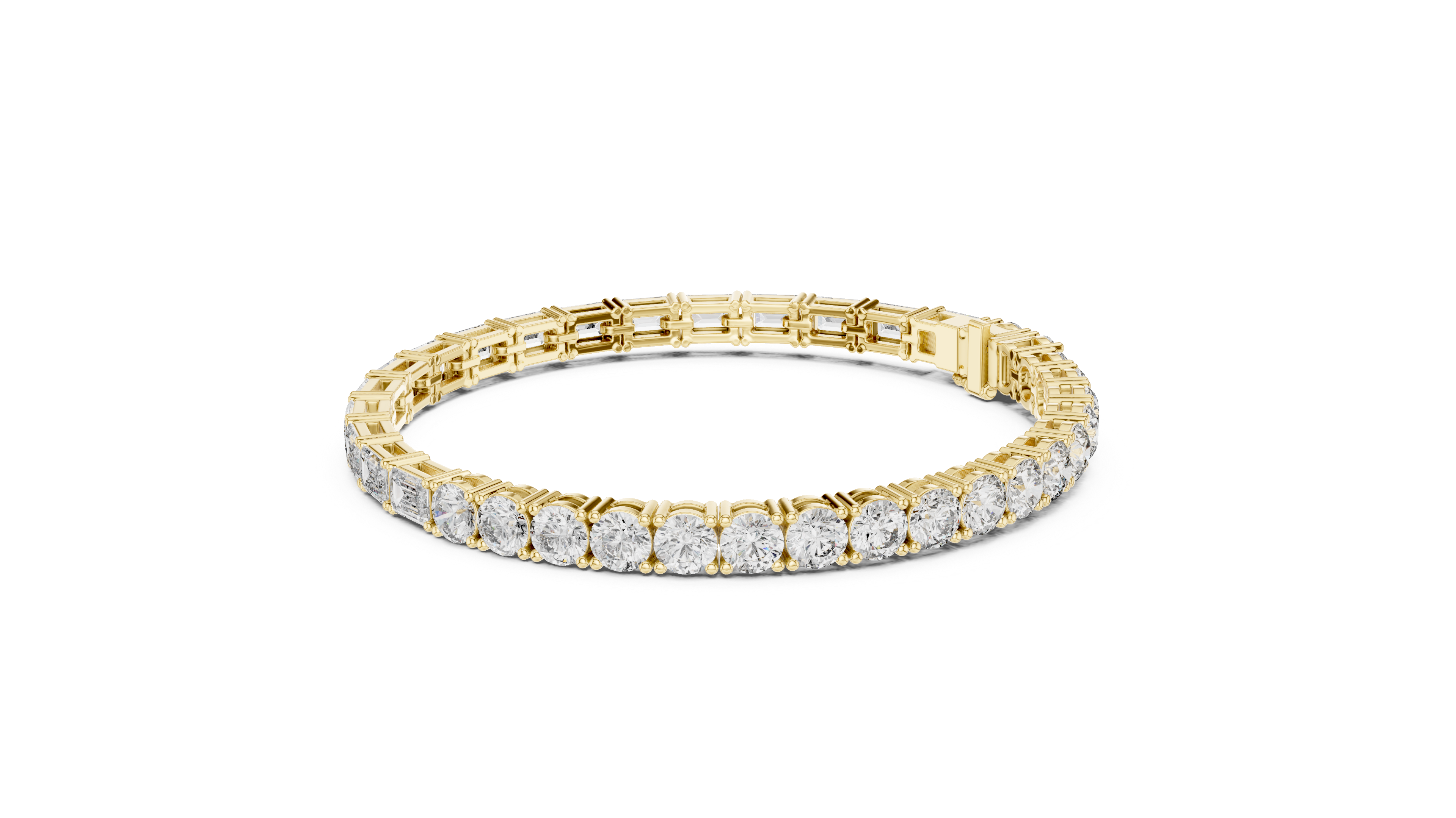 Luxury Mixed Cut Diamond Bracelet