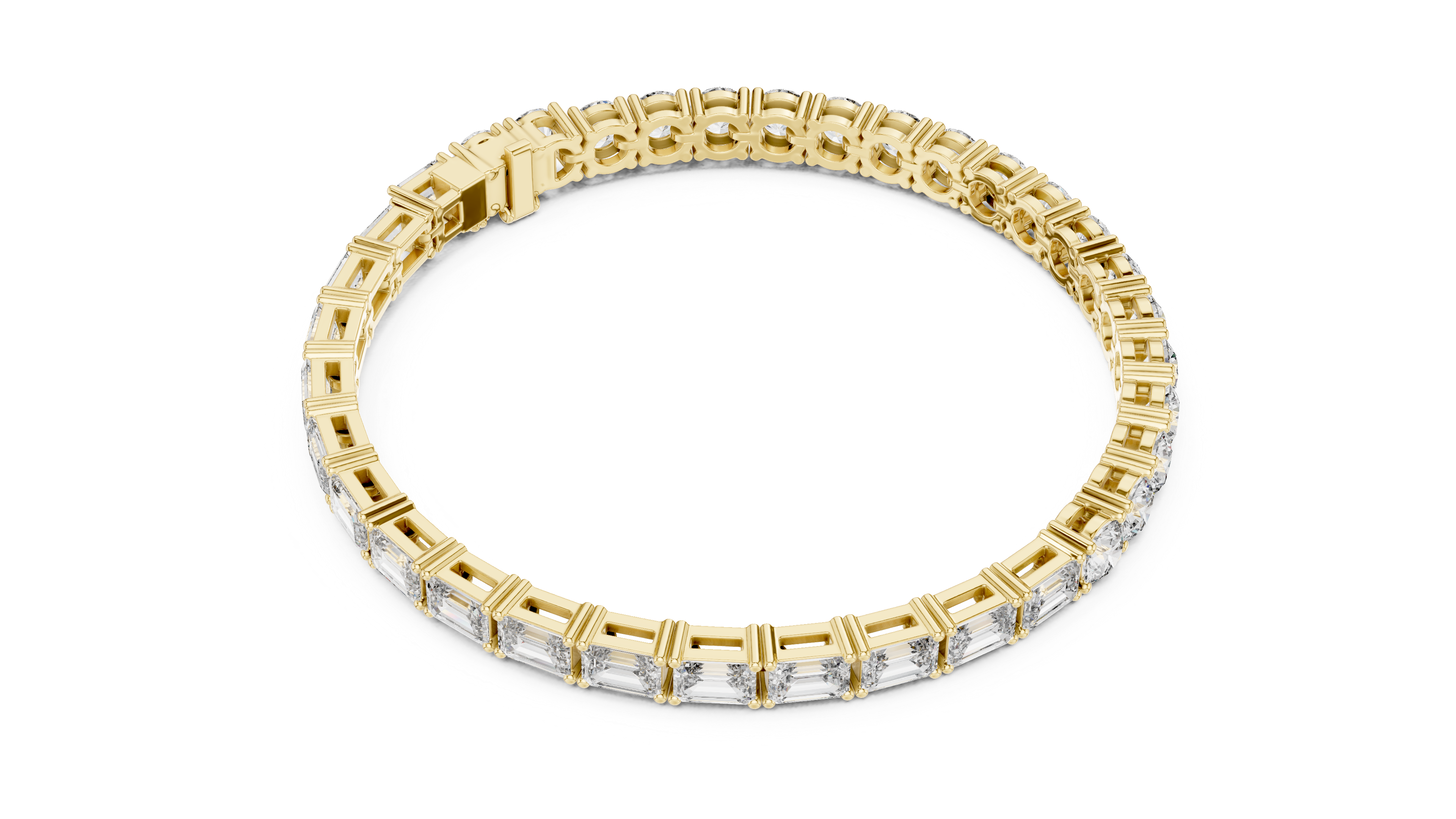 Luxury Mixed Cut Diamond Bracelet