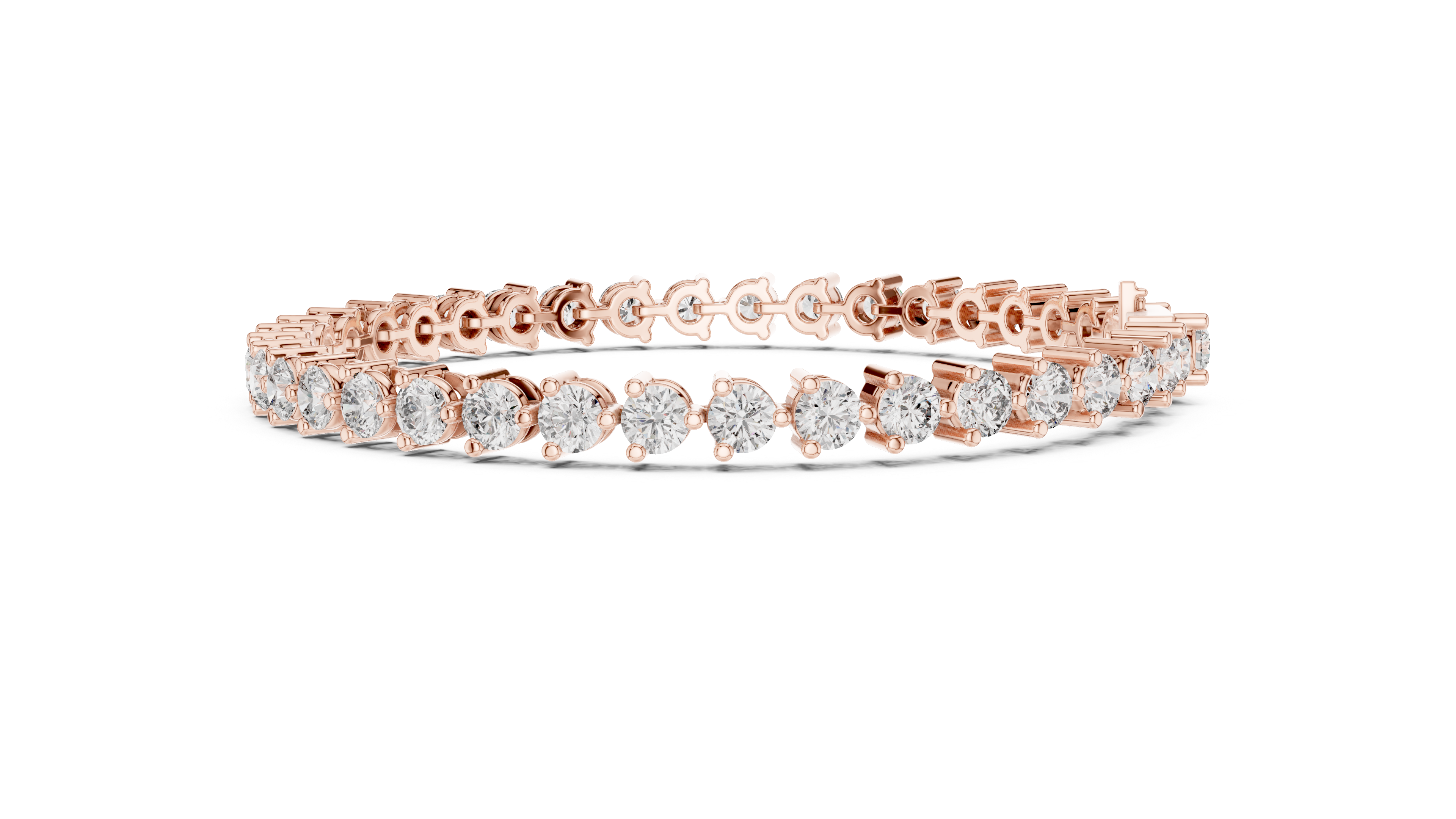 Luxury Round Diamond Tennis Bracelet