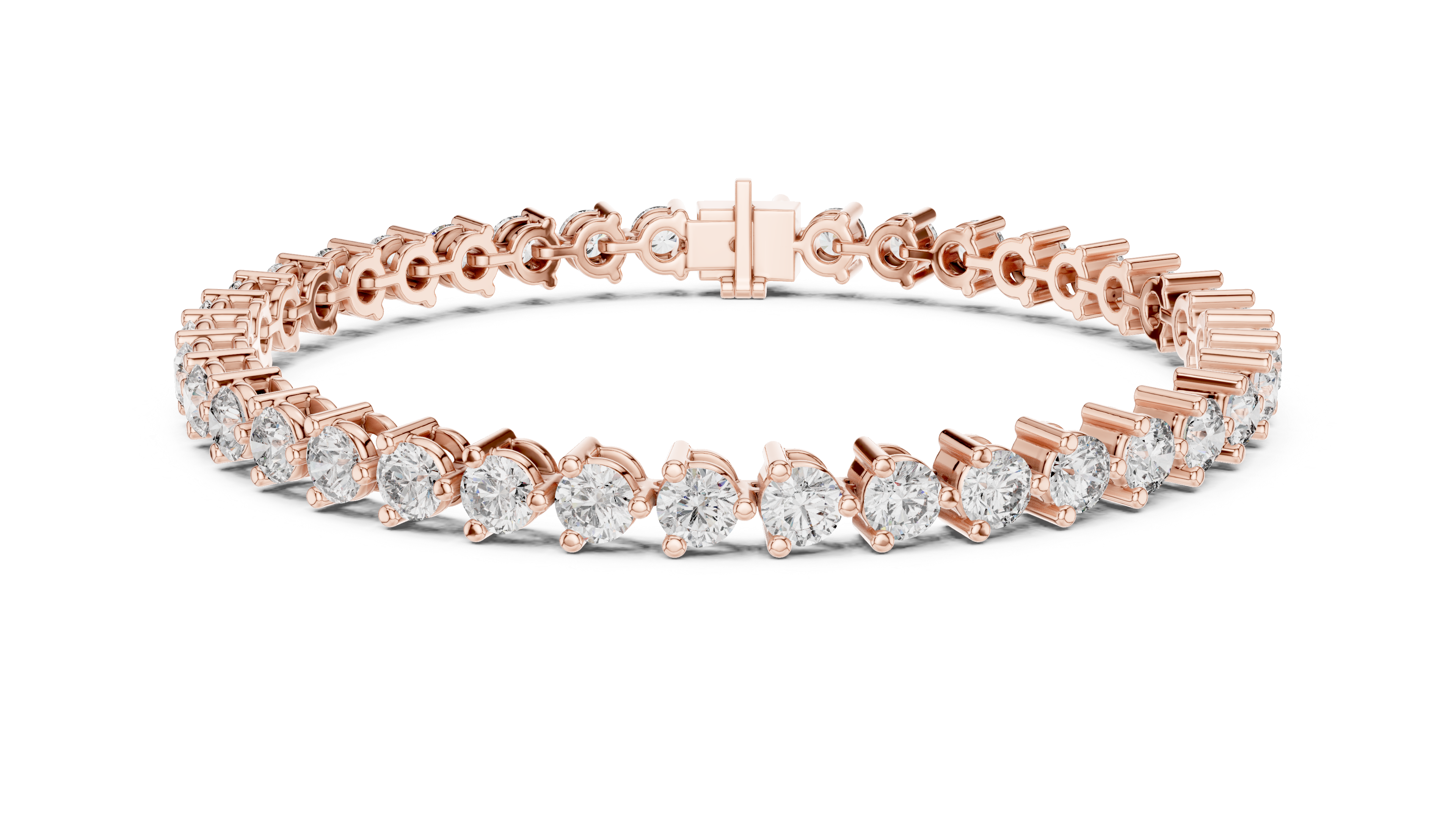 Luxury Round Diamond Tennis Bracelet