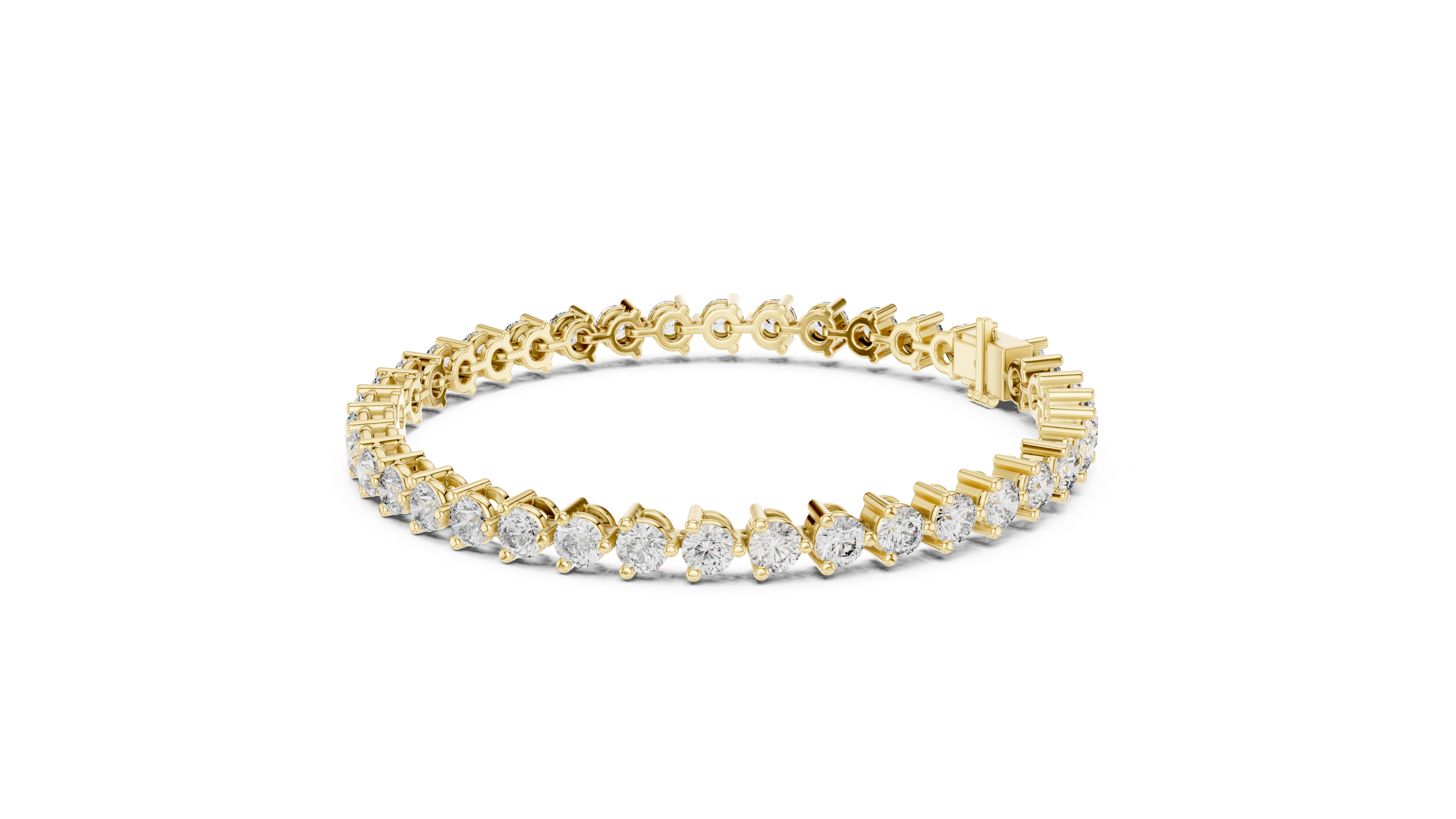 Luxury Round Diamond Tennis Bracelet