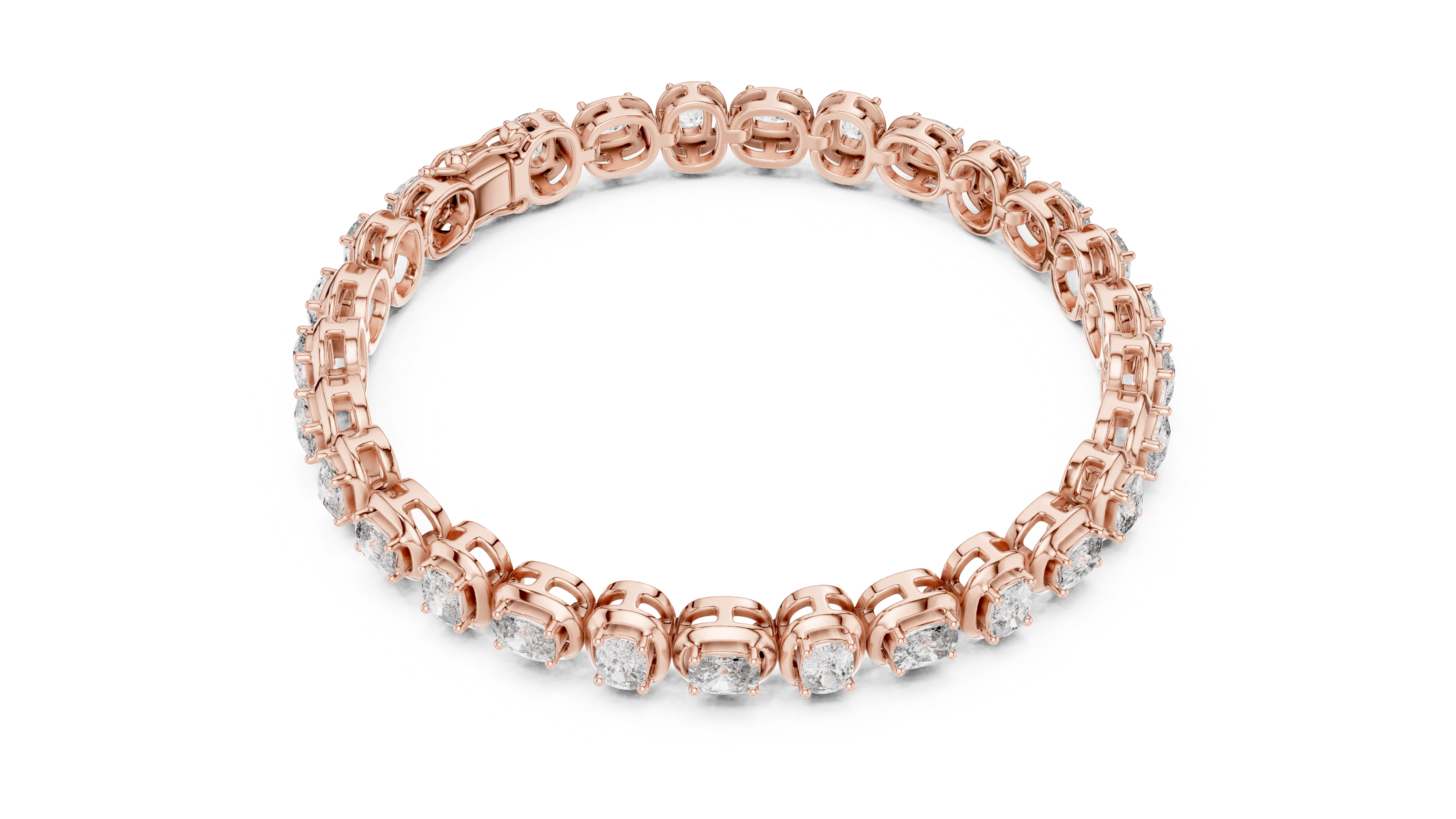 Luxury Cushion Diamond Bracelet
