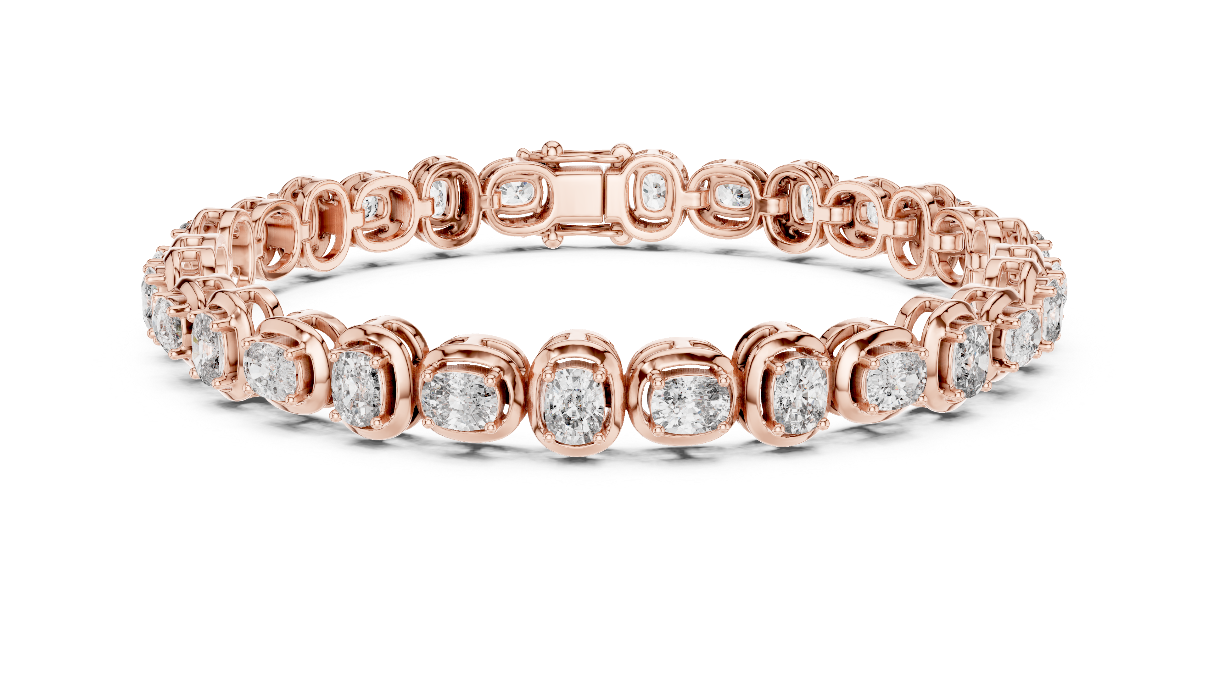 Luxury Cushion Diamond Bracelet
