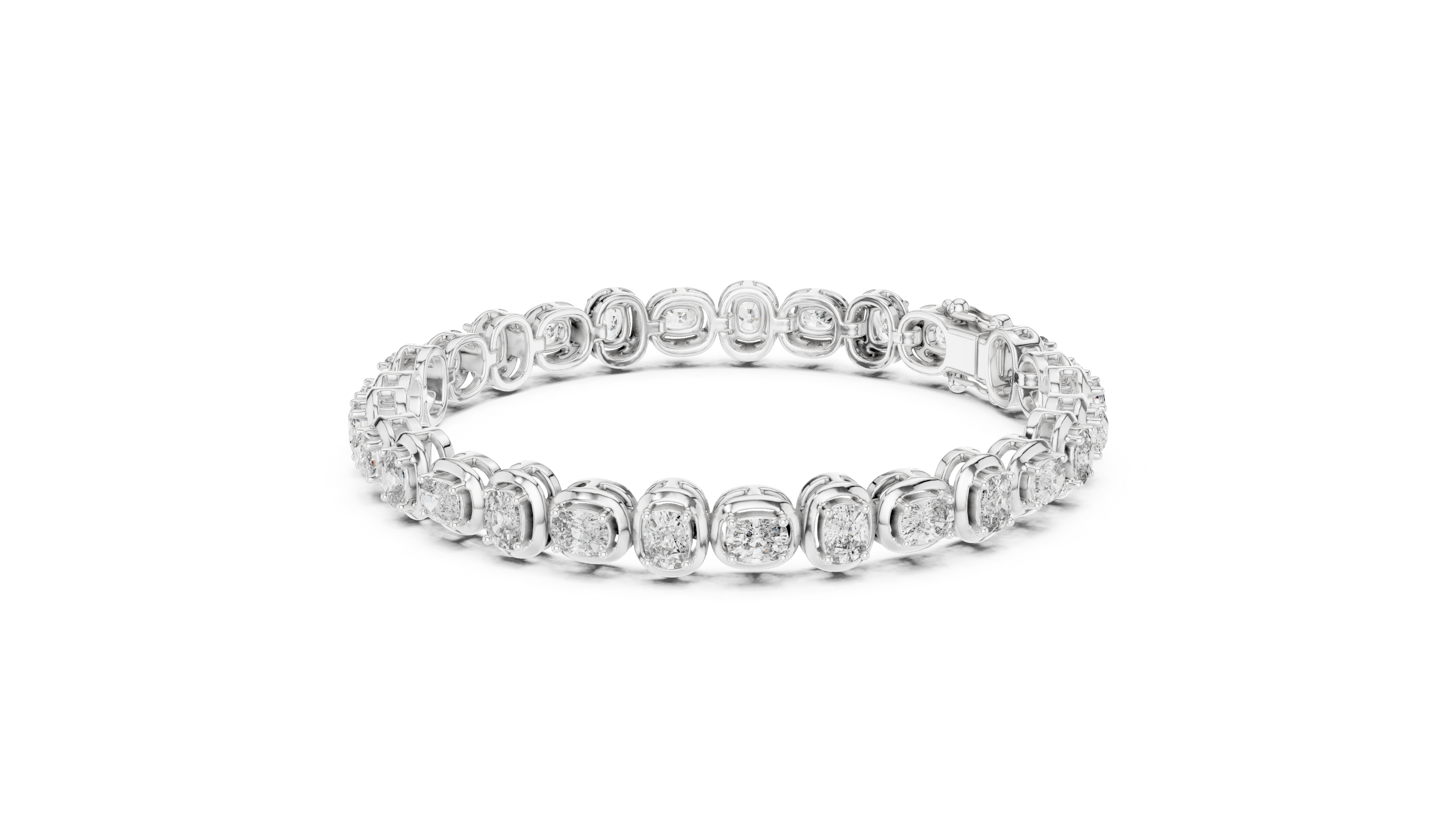 Luxury Cushion Diamond Bracelet