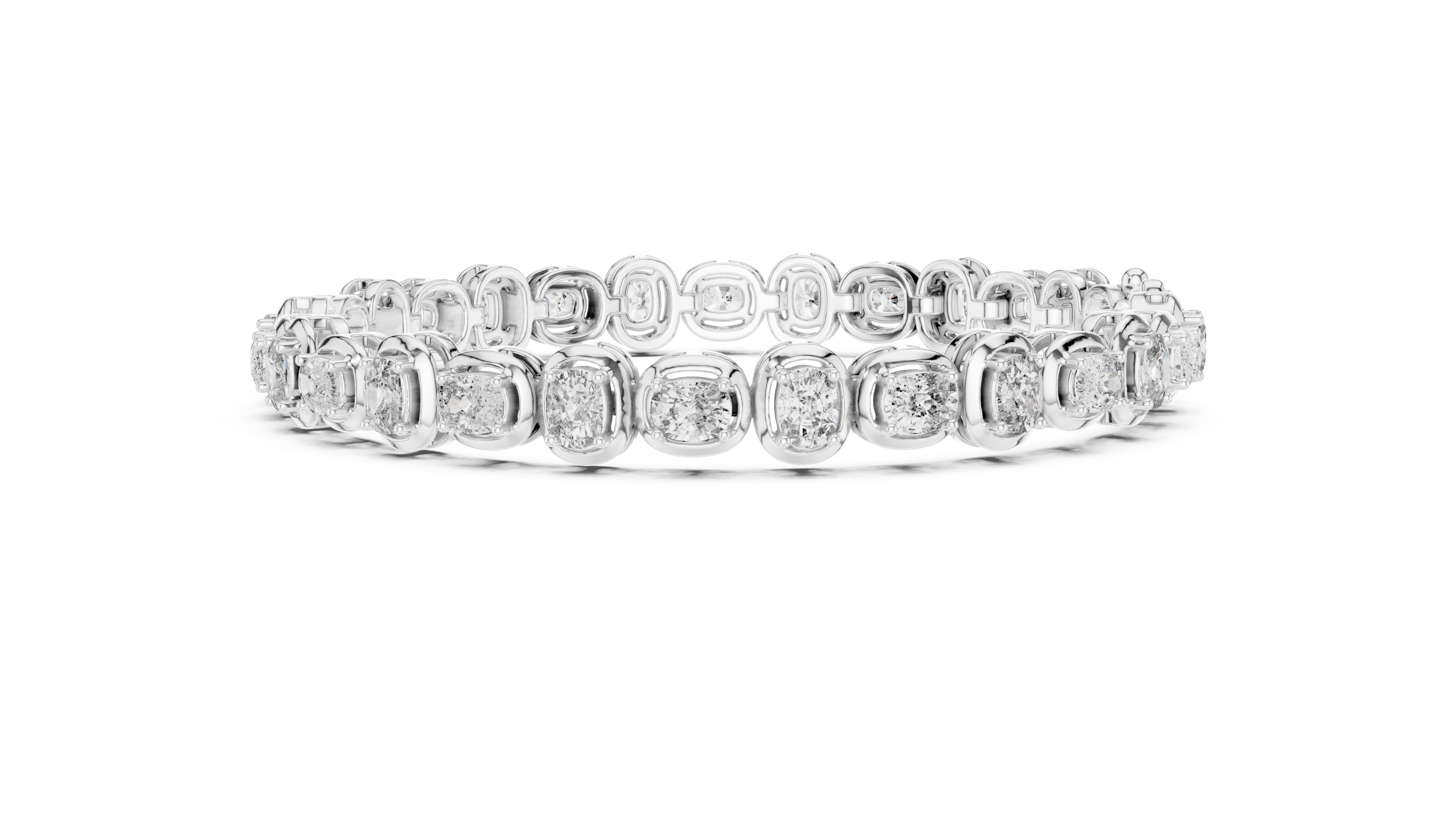 Luxury Cushion Diamond Bracelet