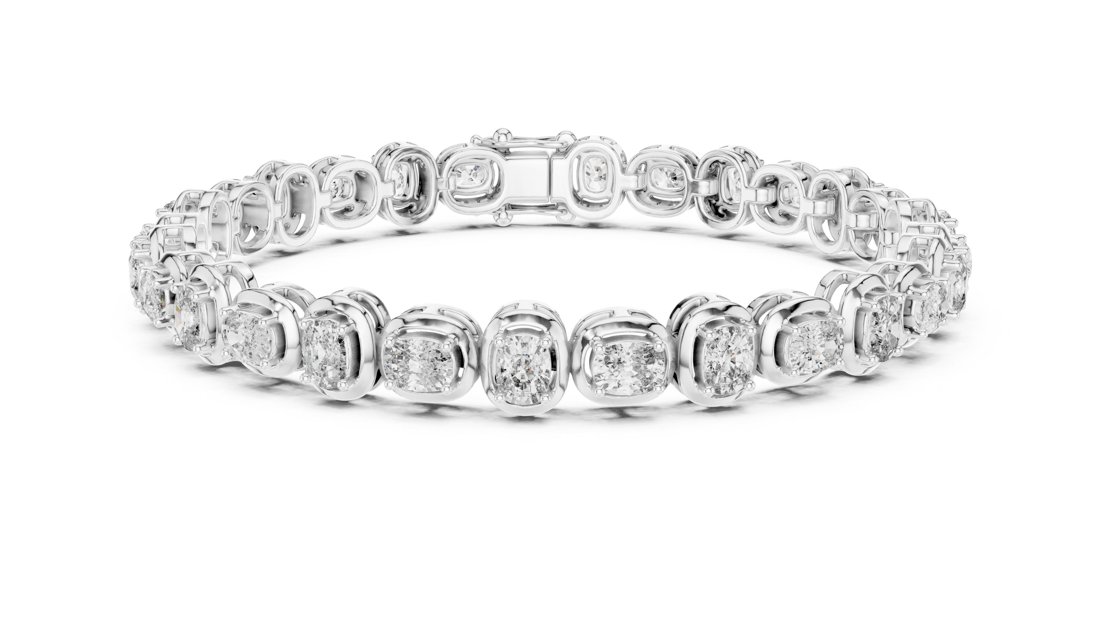 Luxury Cushion Diamond Bracelet