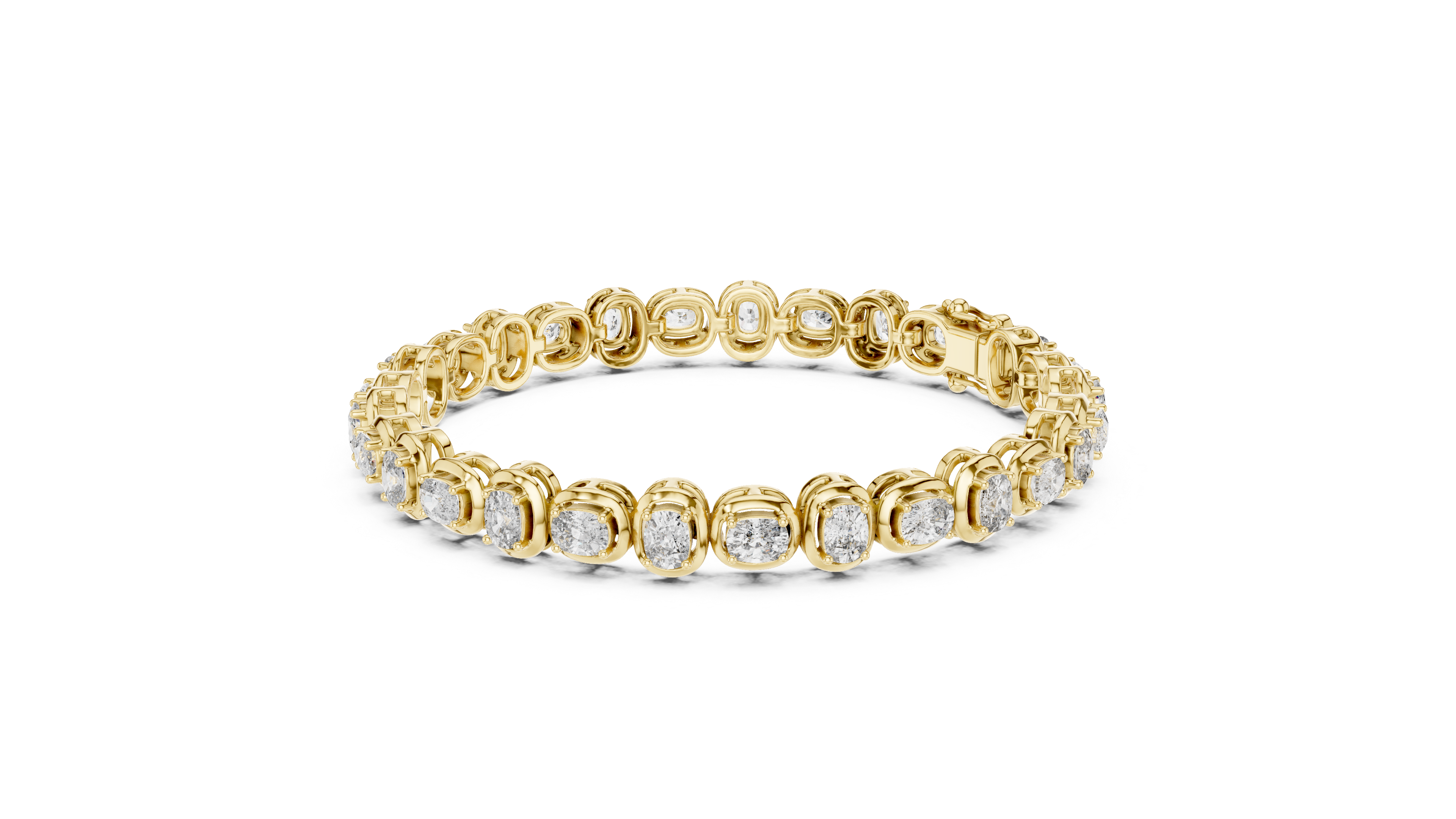 Luxury Cushion Diamond Bracelet