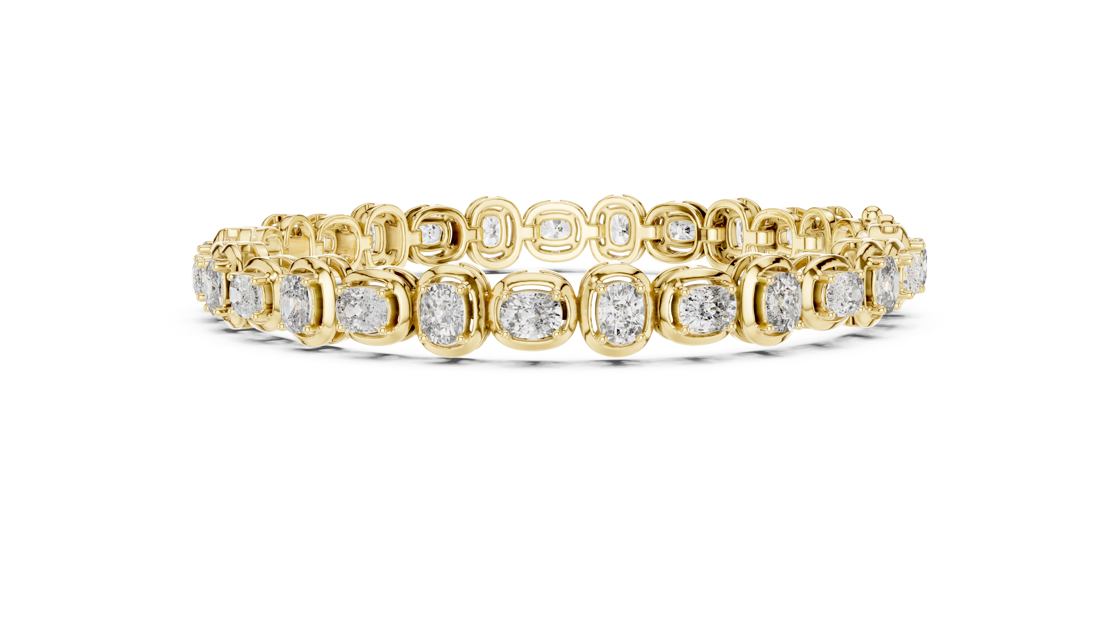 Luxury Cushion Diamond Bracelet