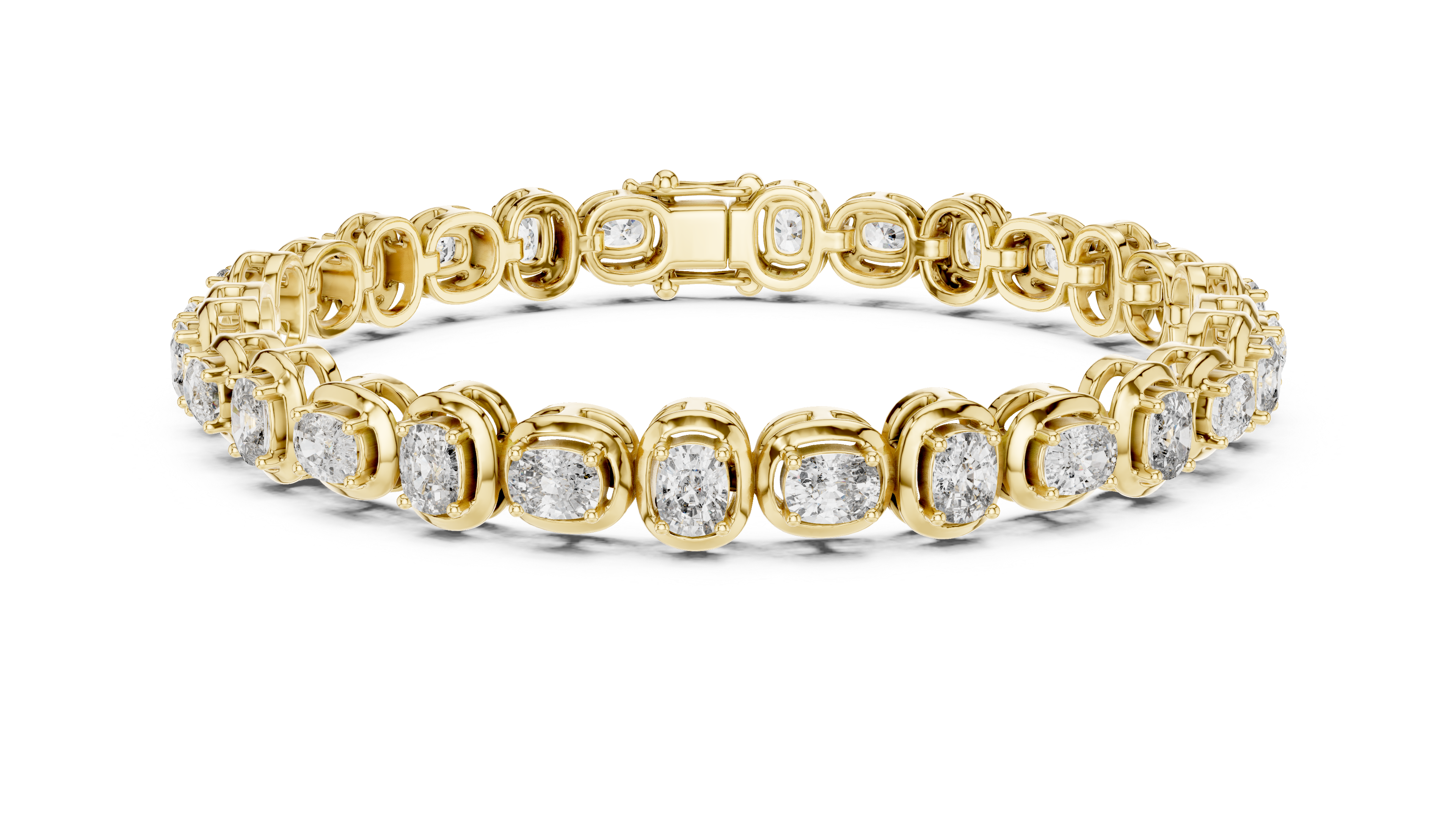 Luxury Cushion Diamond Bracelet