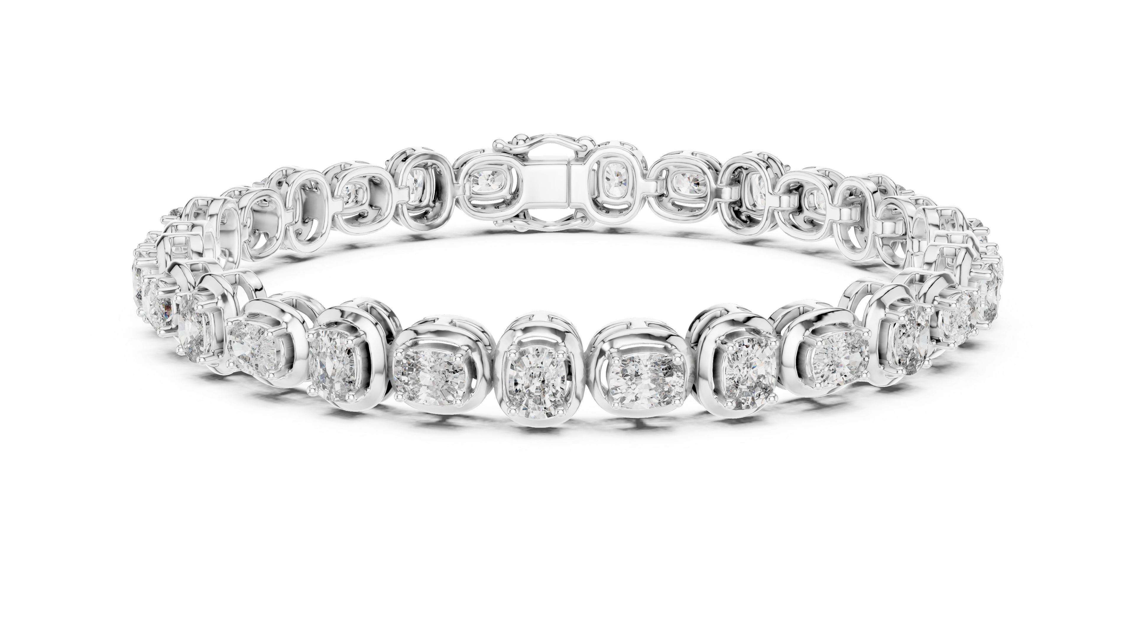 Royal Cushion Tennis Bracelet
