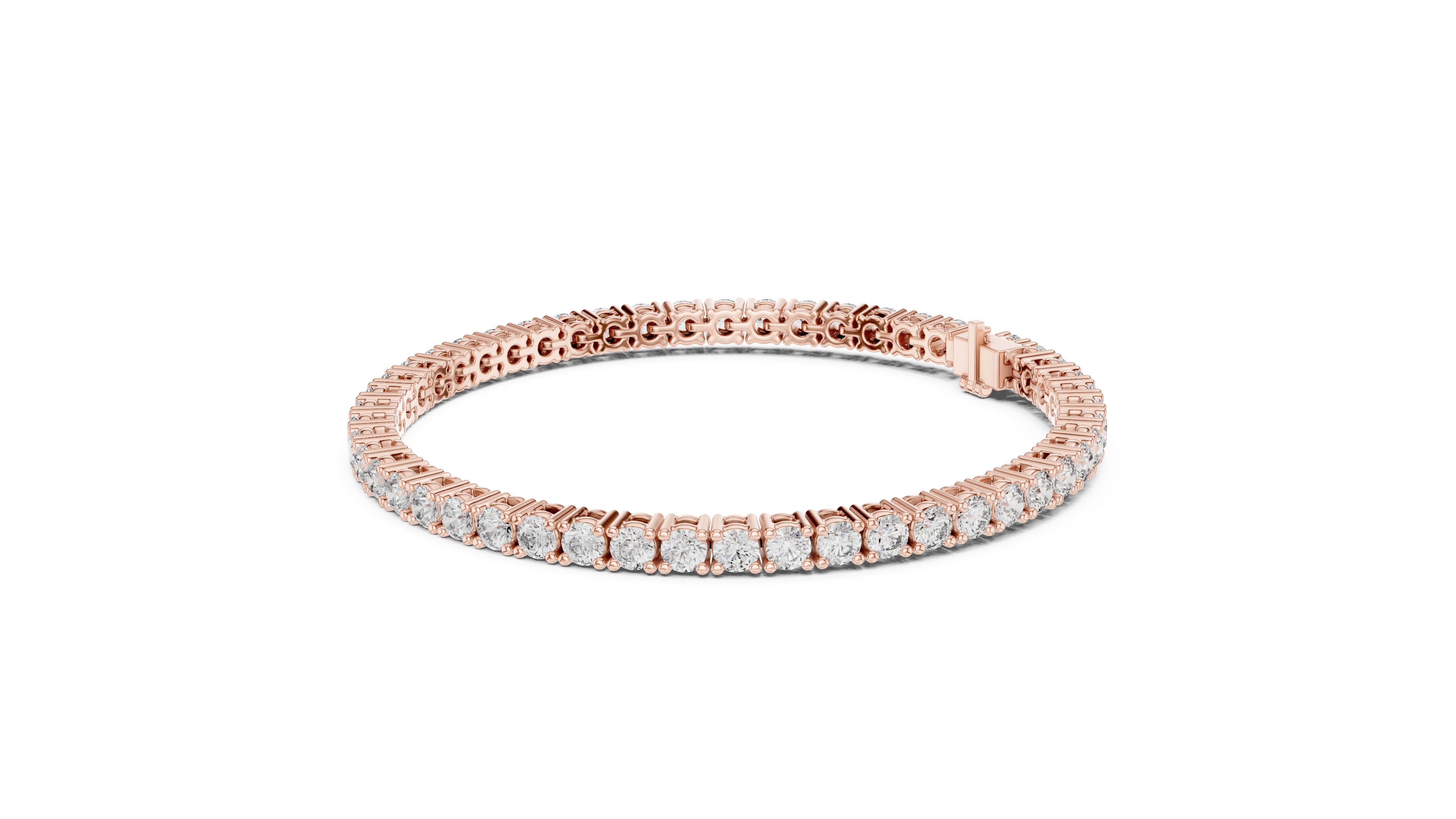 Luxury Round Diamond Tennis Bracelet