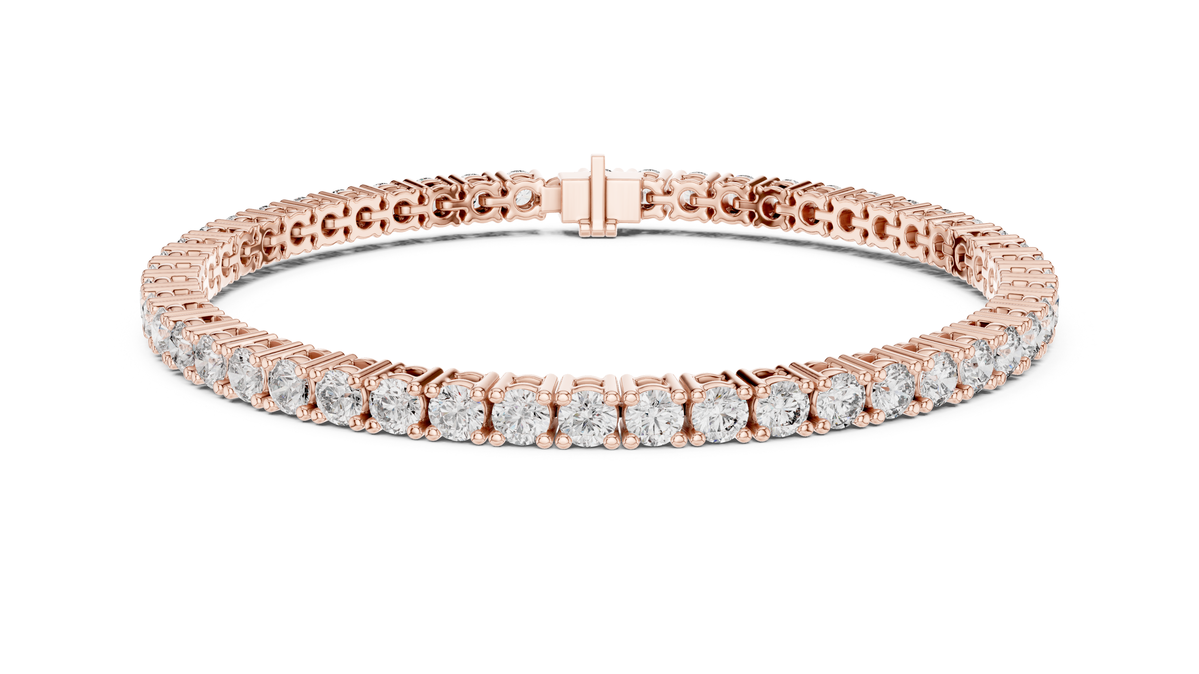Luxury Round Diamond Tennis Bracelet