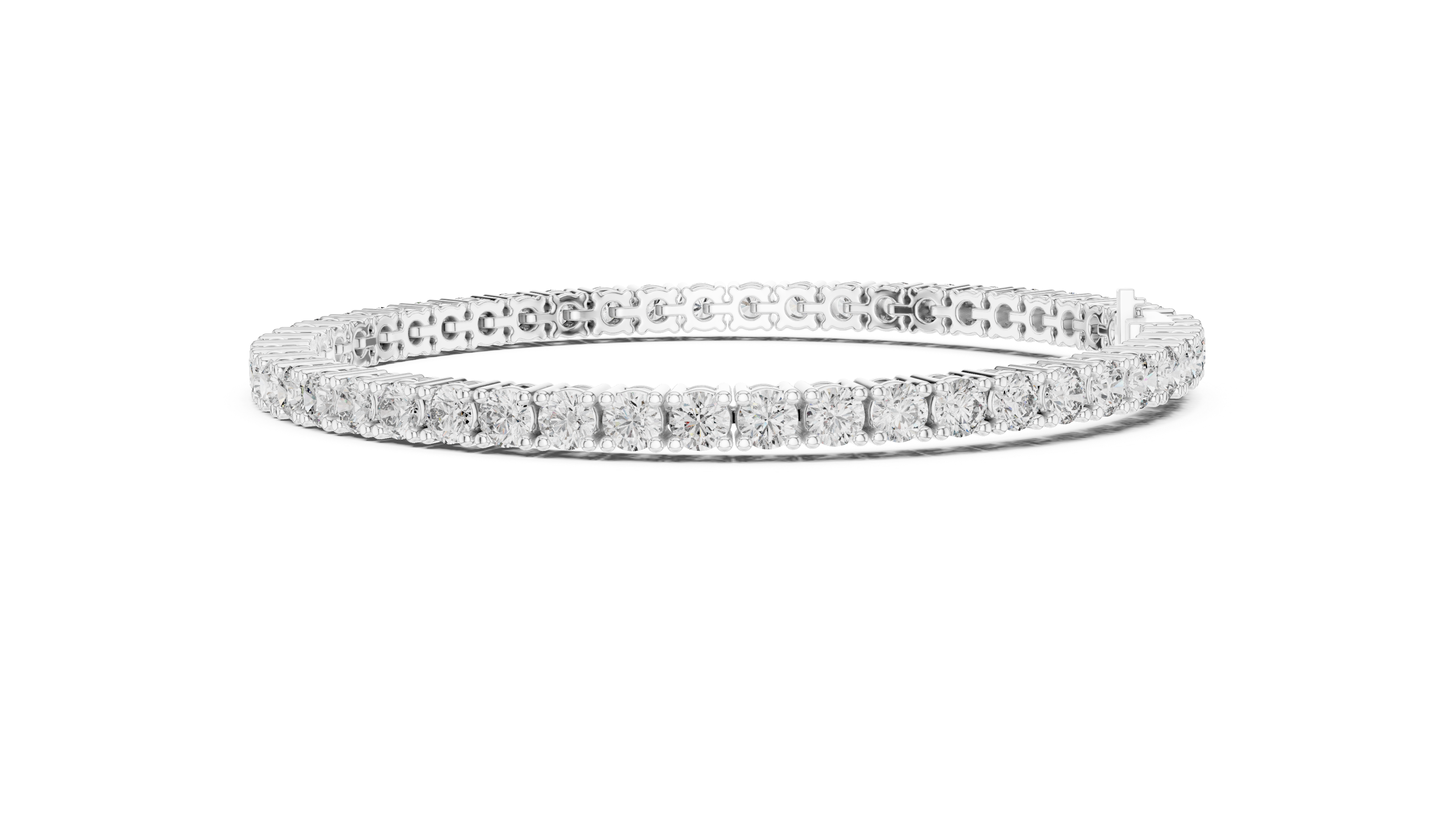 Luxury Round Diamond Tennis Bracelet