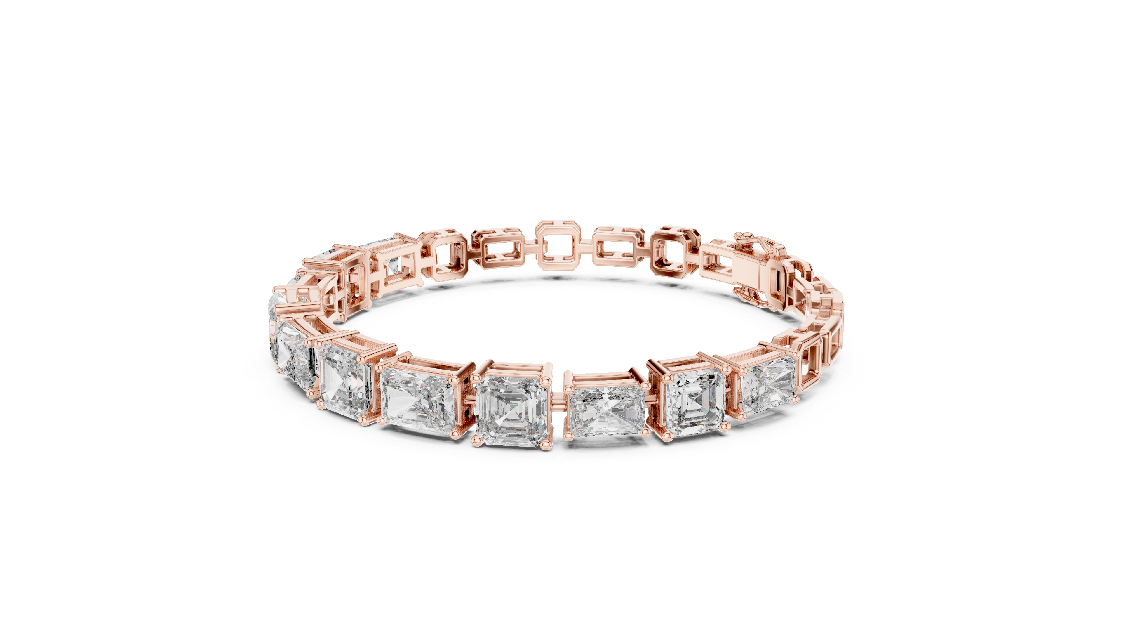 Luxury Mixed Cut Diamond Bracelet