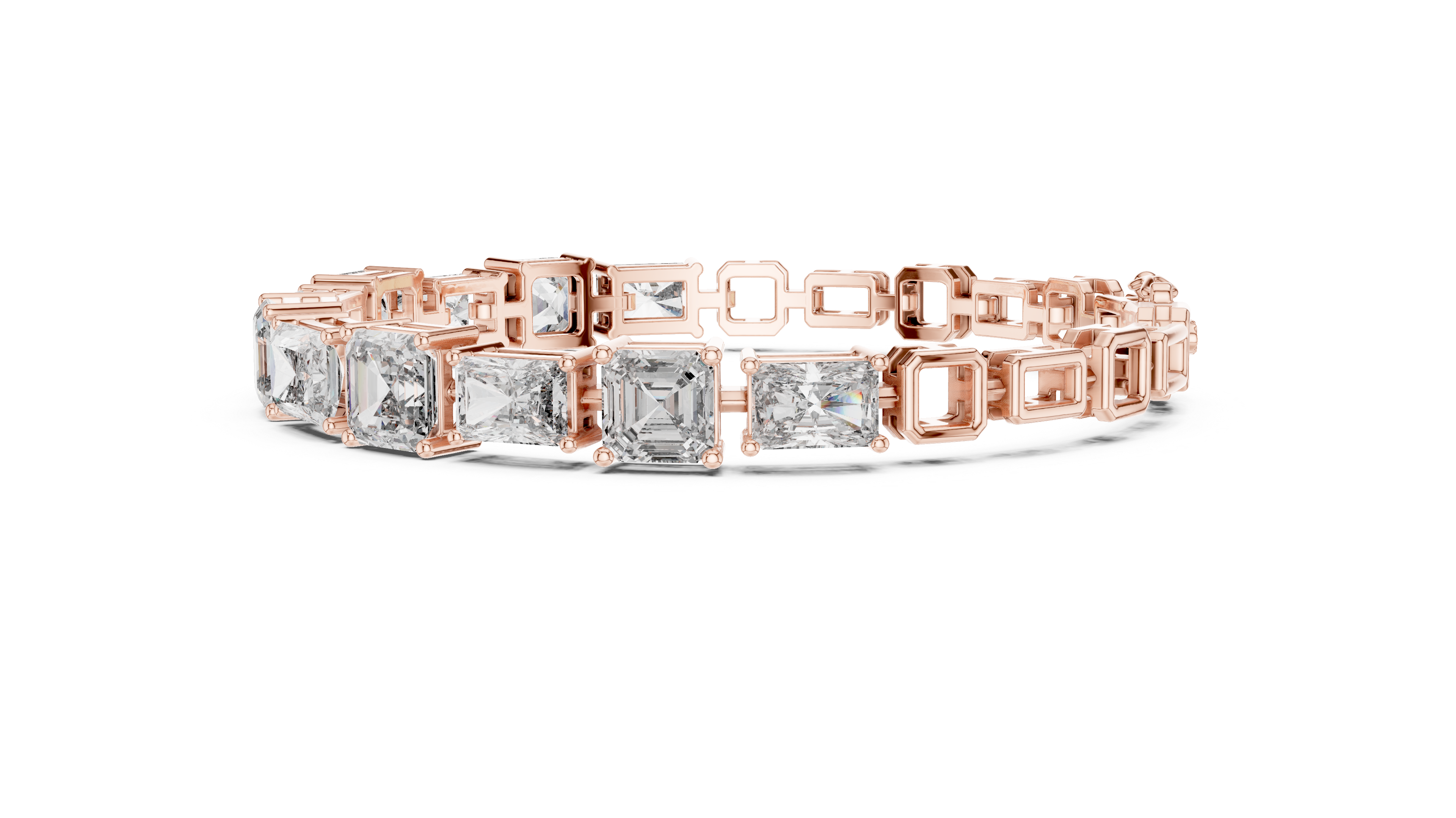 Luxury Mixed Cut Diamond Bracelet