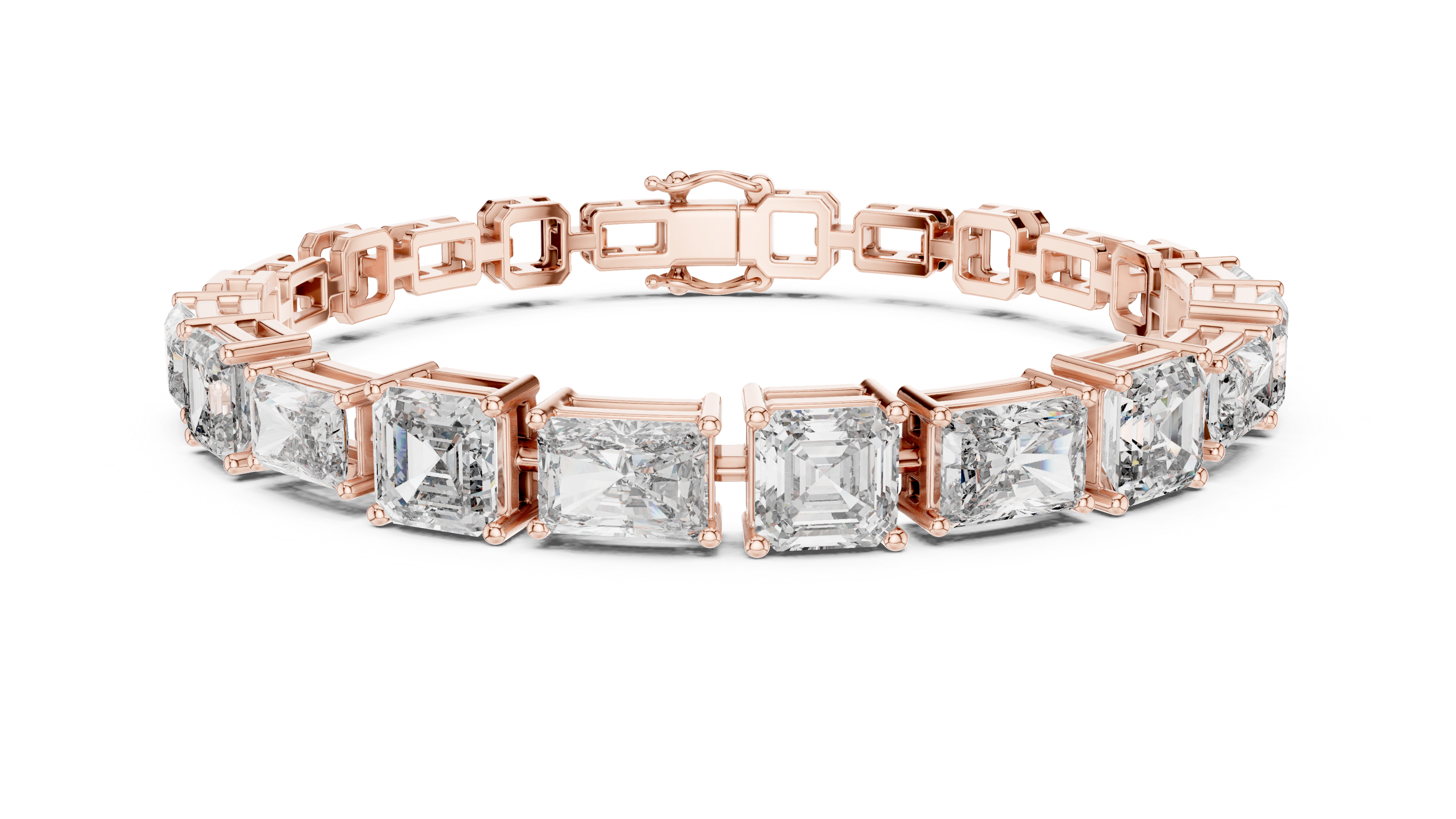 Luxury Mixed Cut Diamond Bracelet