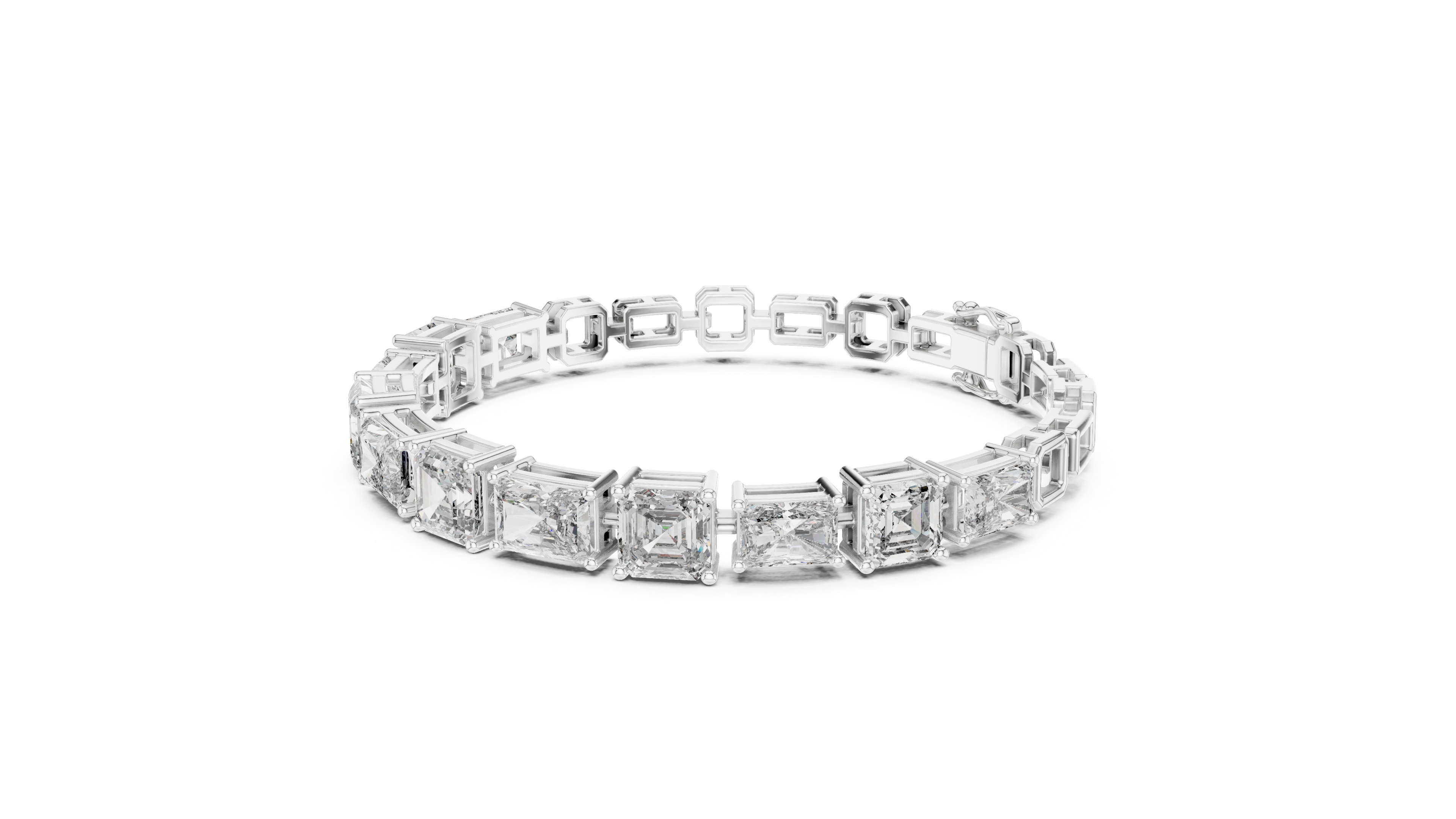 Luxury Mixed Cut Diamond Bracelet