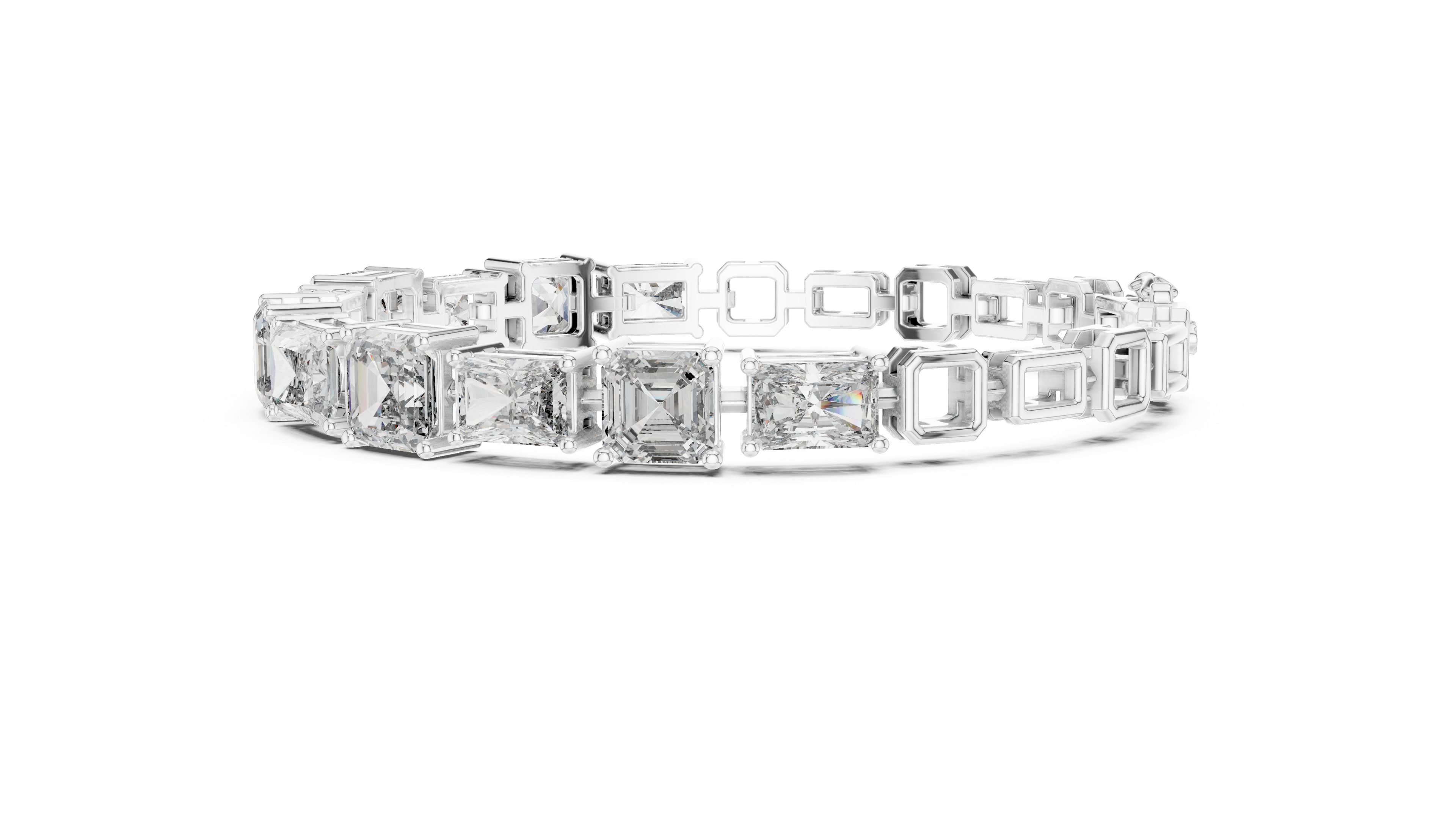 Luxury Mixed Cut Diamond Bracelet