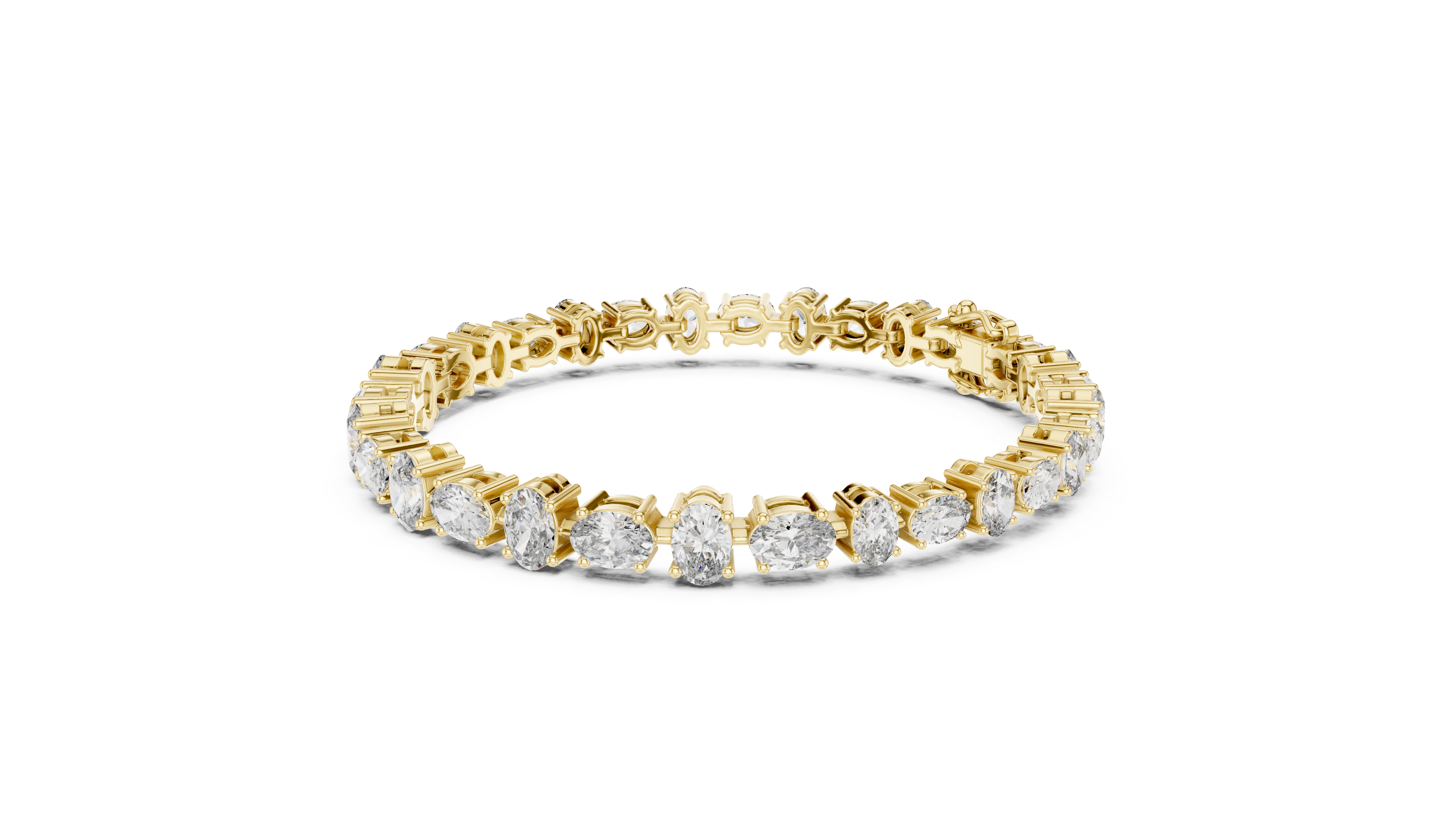Luxury Oval Diamond Bracelet