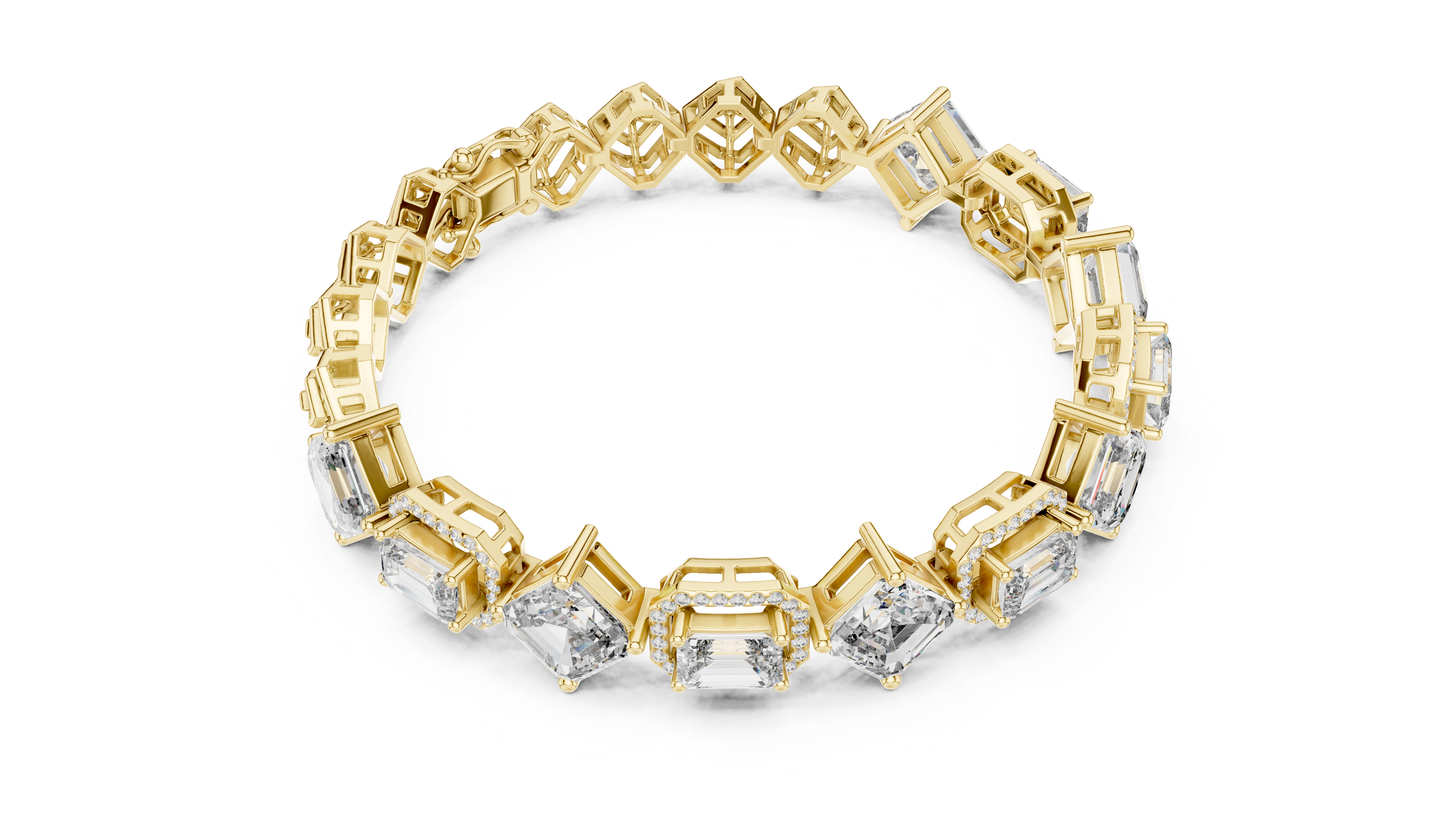 Prestige Emerald Stone Bracelet