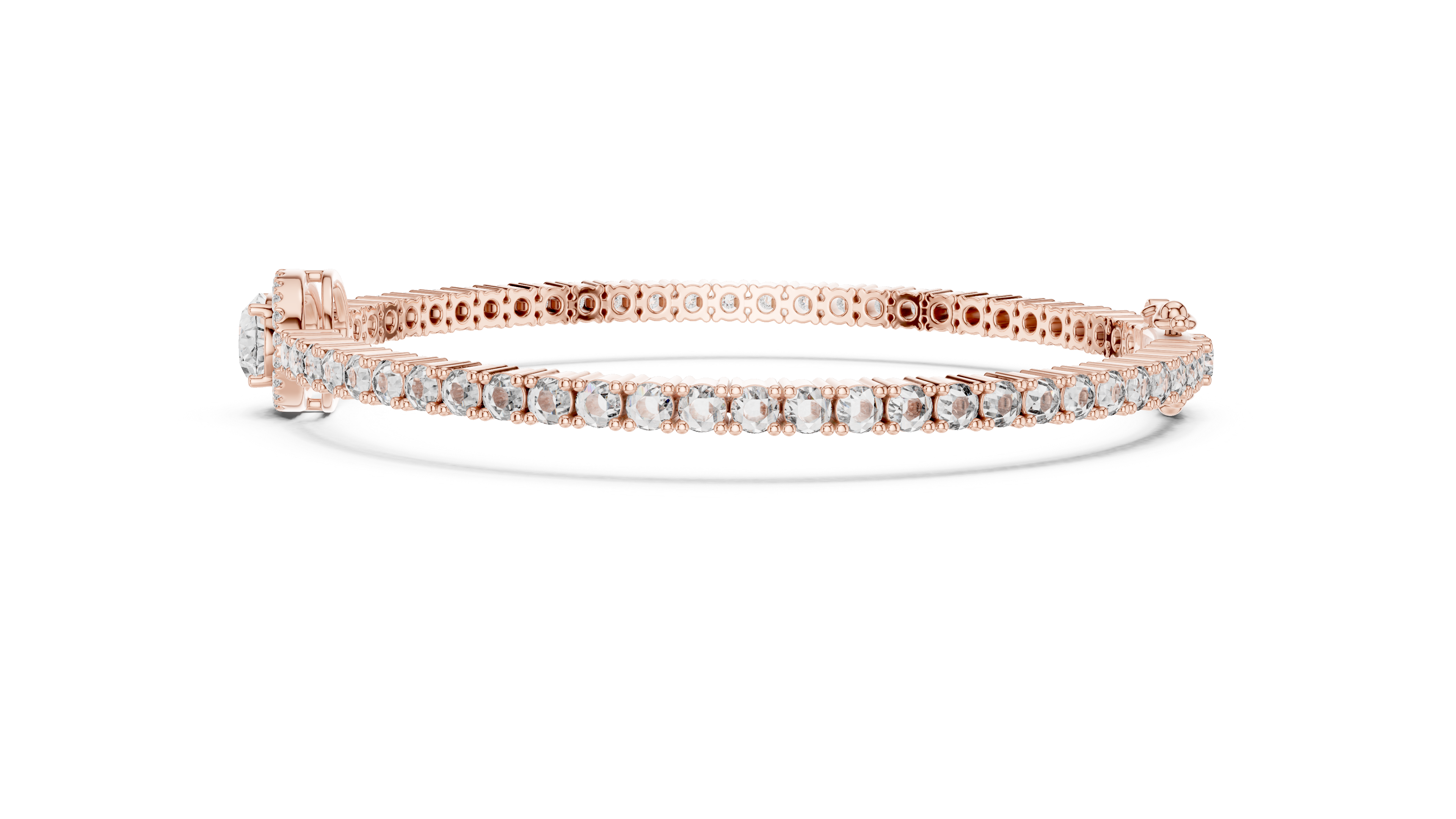 Classic Halo Stone Bracelet