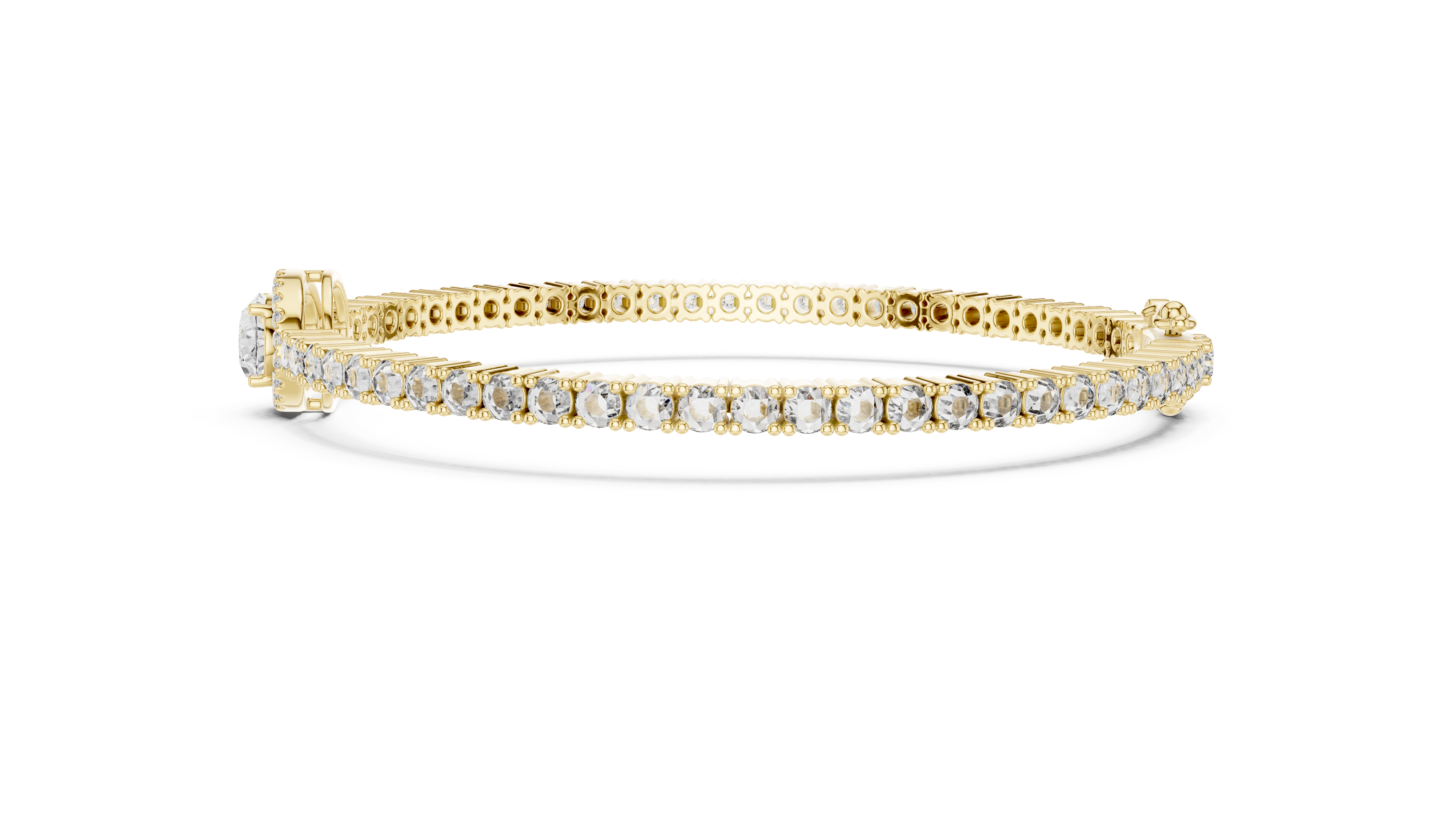 Classic Halo Stone Bracelet