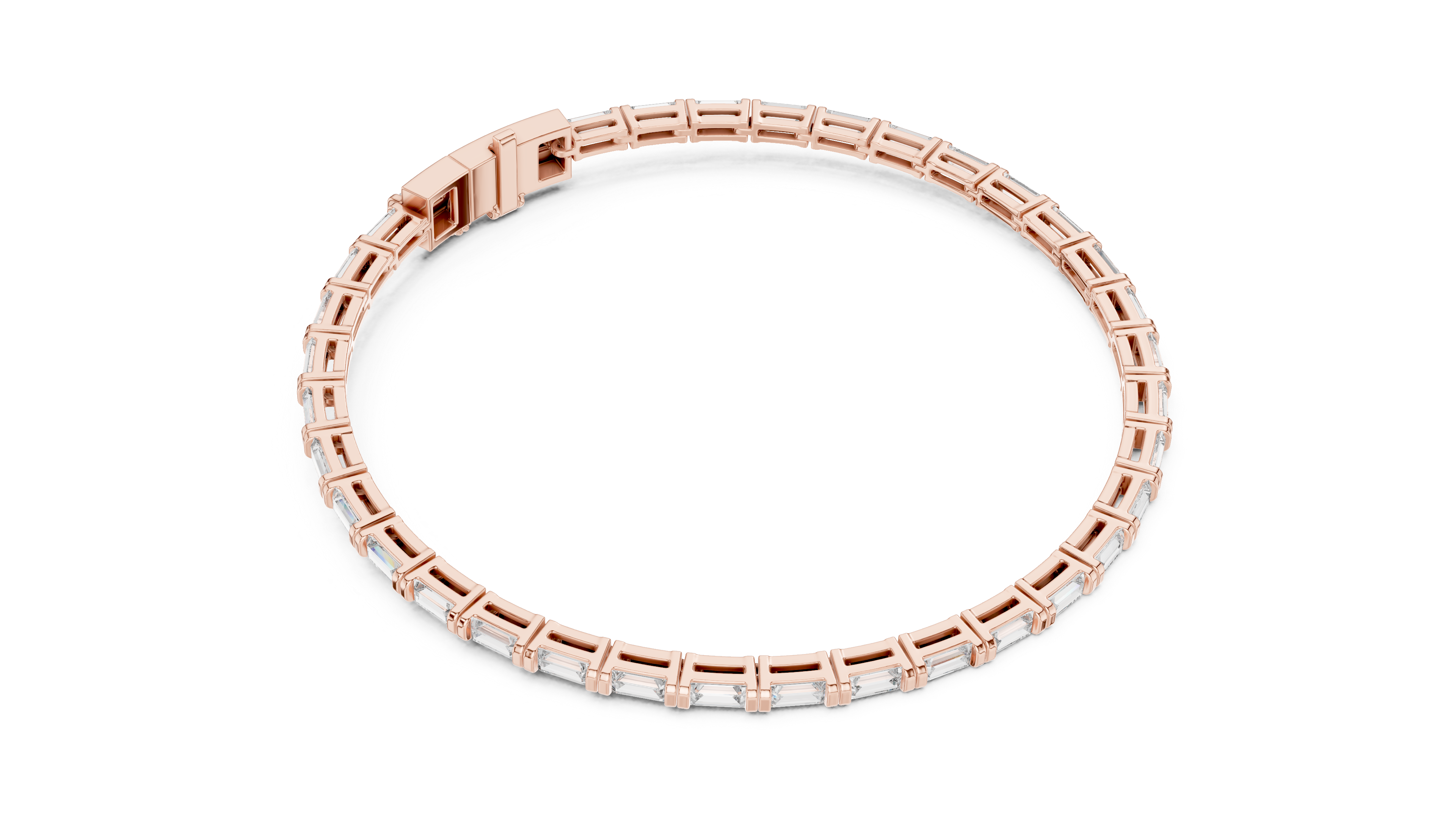 Prestige Baguette Stone Bracelet