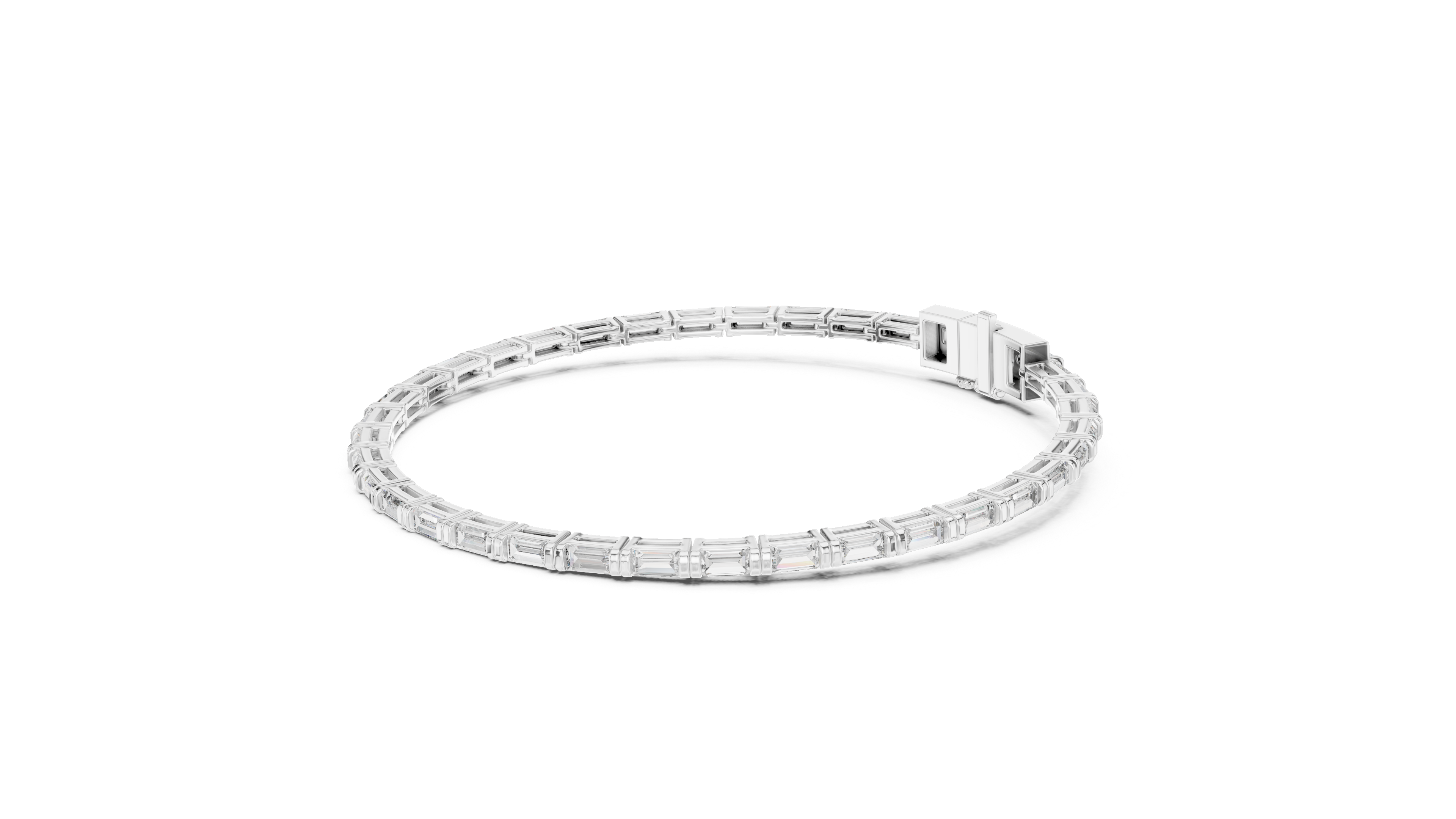Prestige Baguette Stone Bracelet