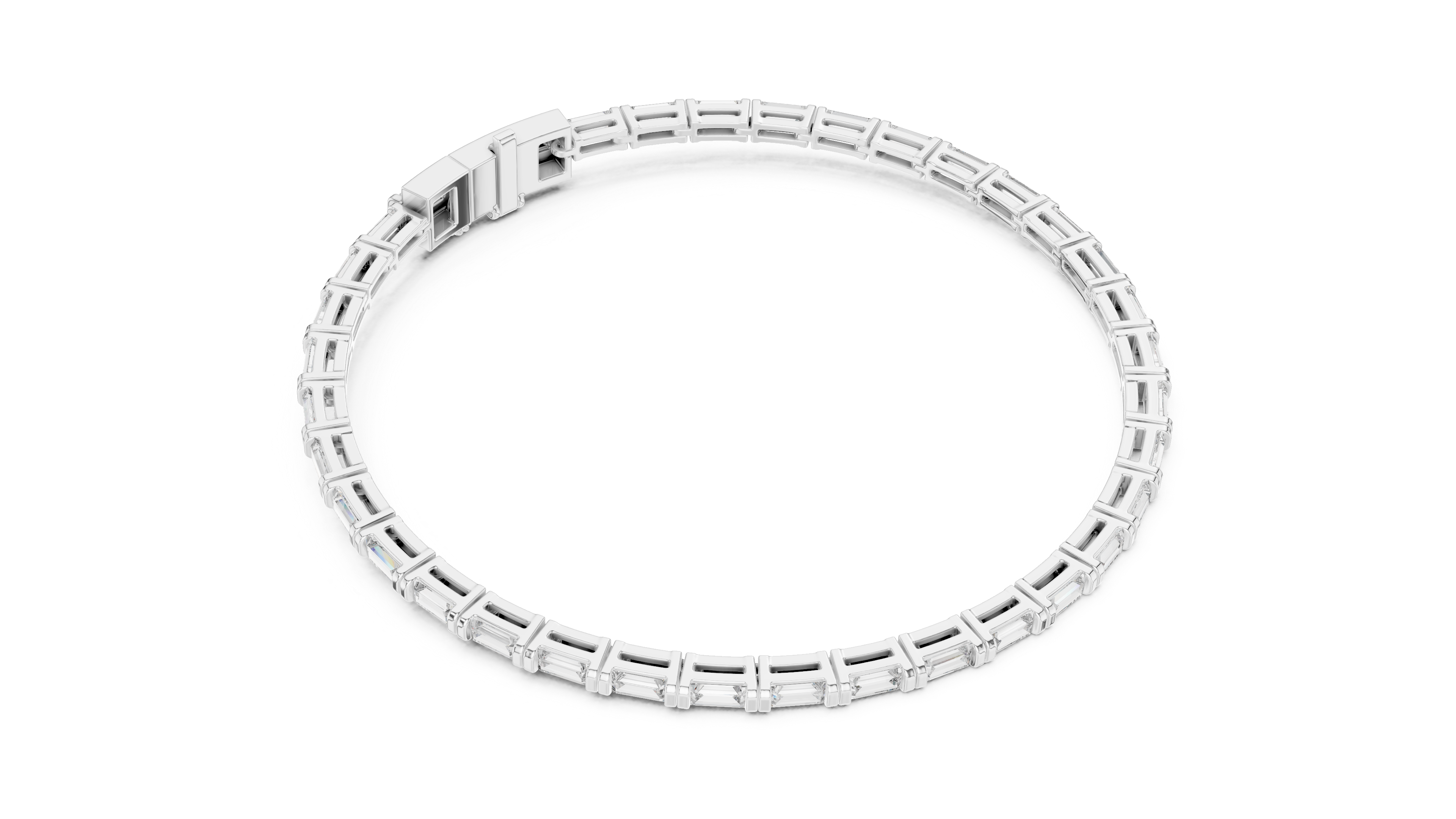 Prestige Baguette Stone Bracelet