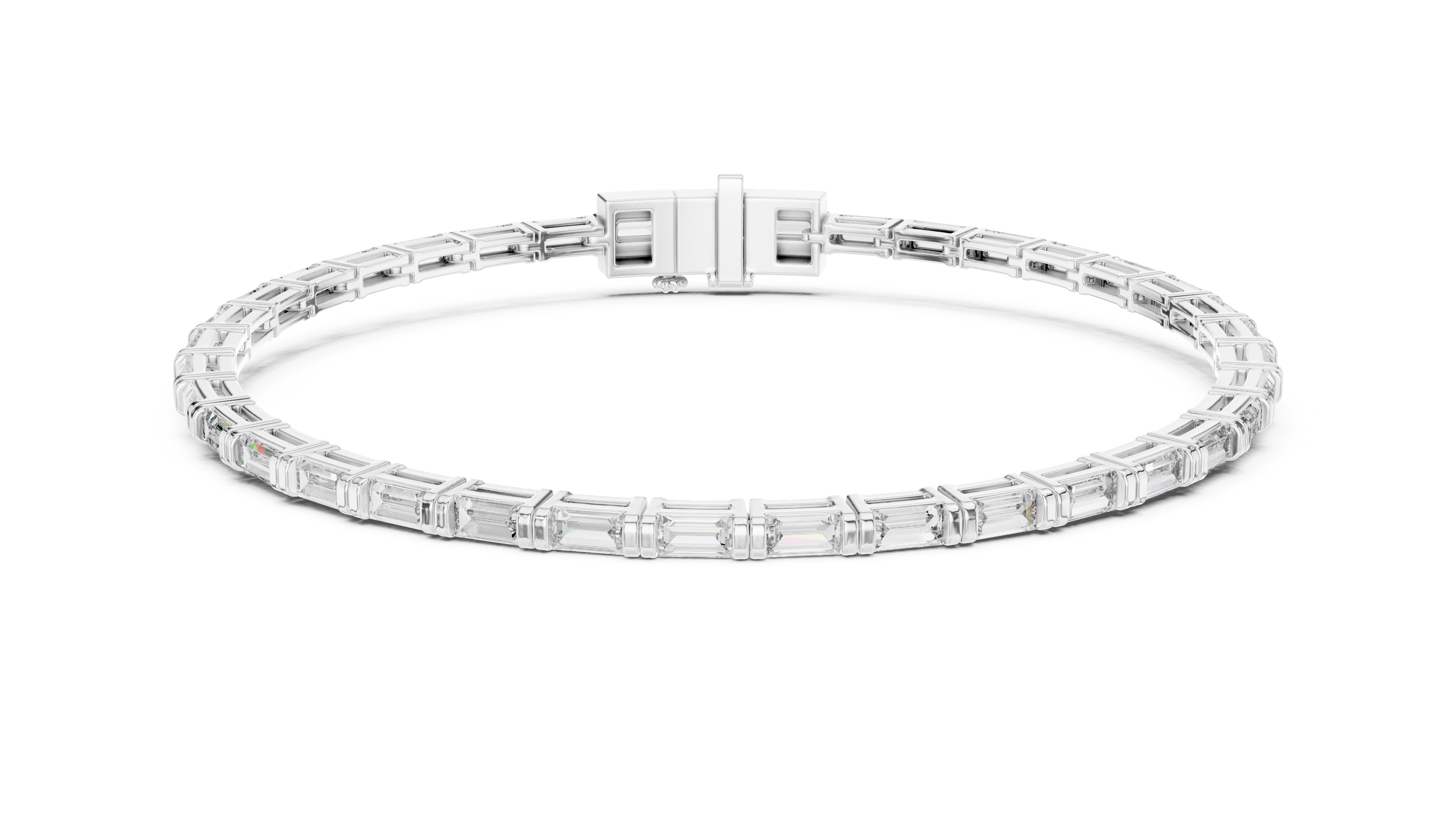 Prestige Baguette Stone Bracelet