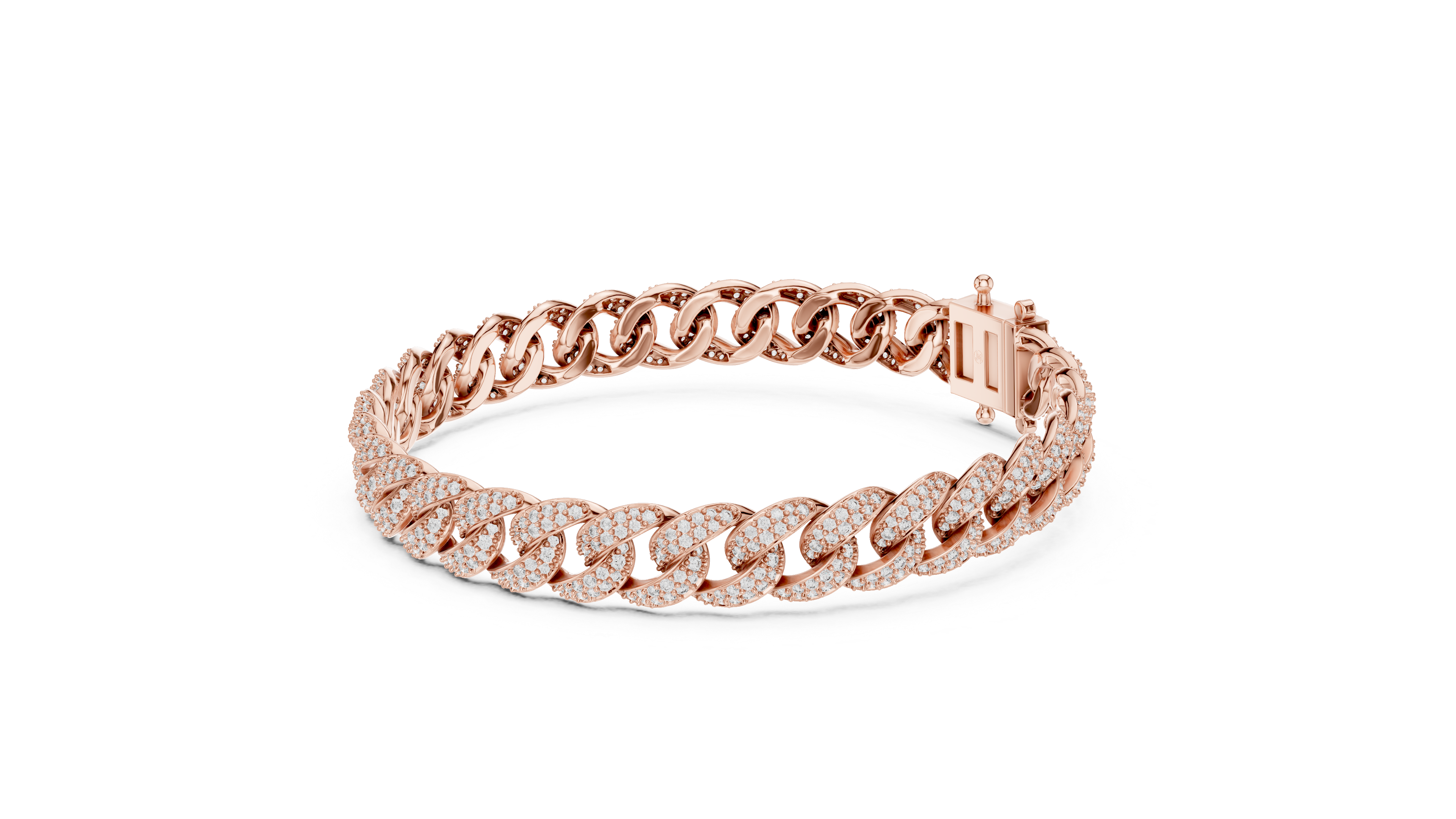 Royal Pavé Chain Bracelet