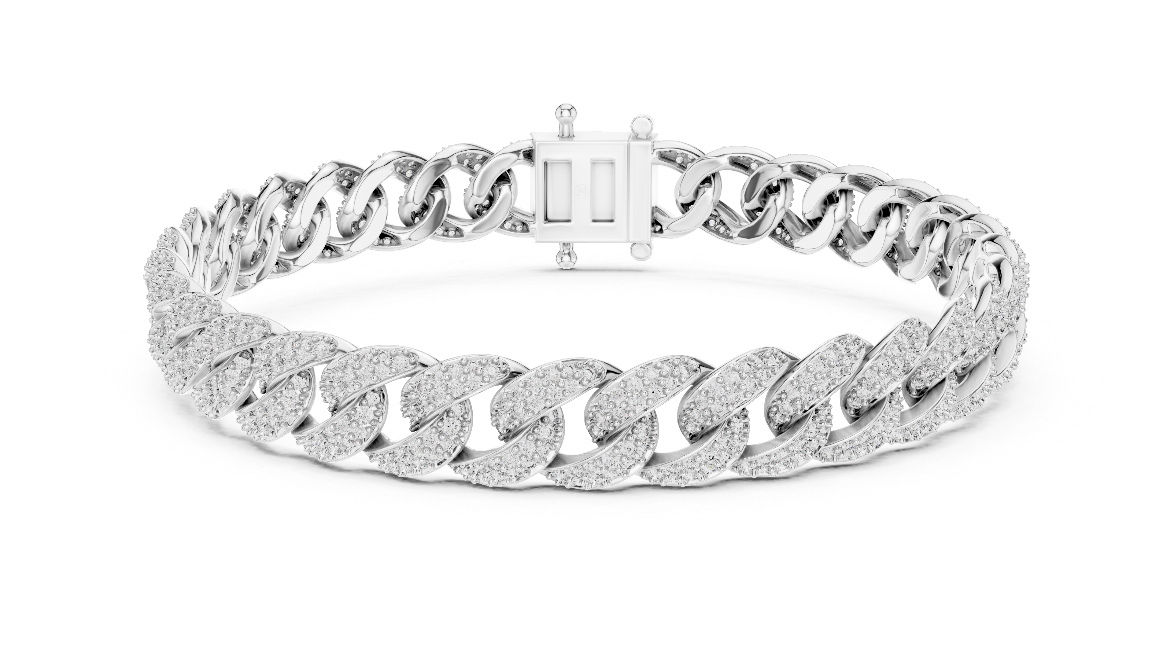 Royal Pavé Chain Bracelet