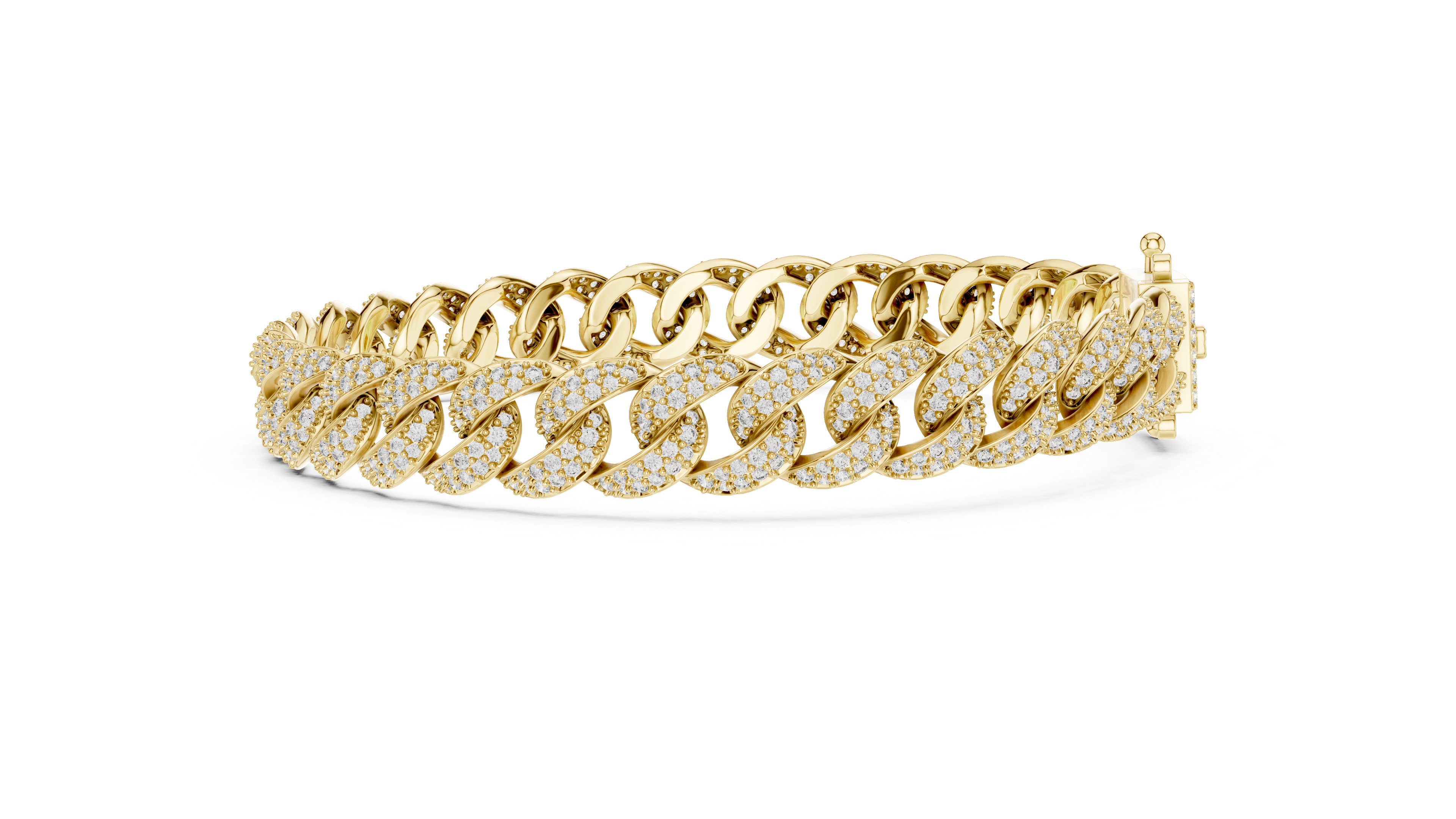 Royal Pavé Chain Bracelet