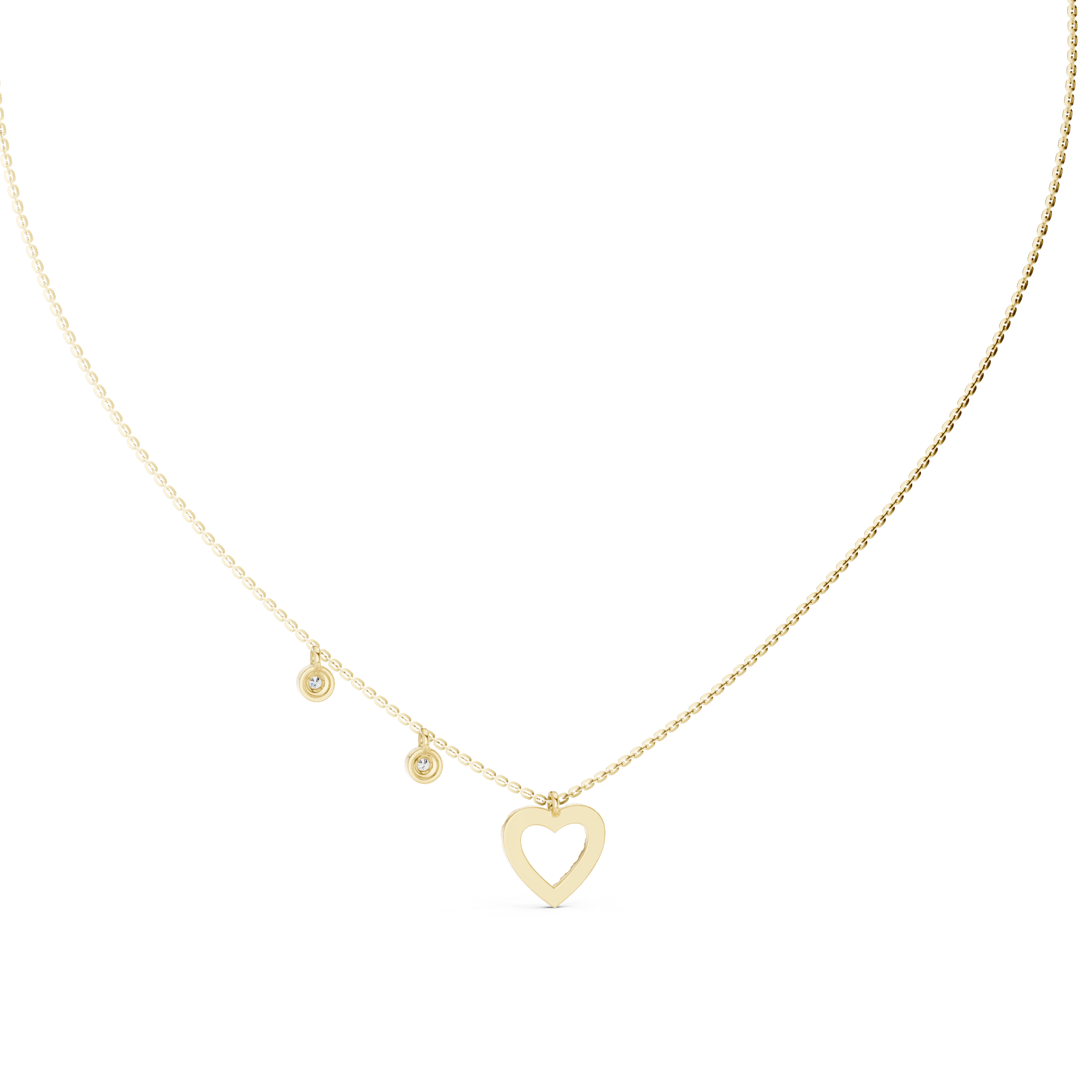 Luxury Heart Diamond Necklace
