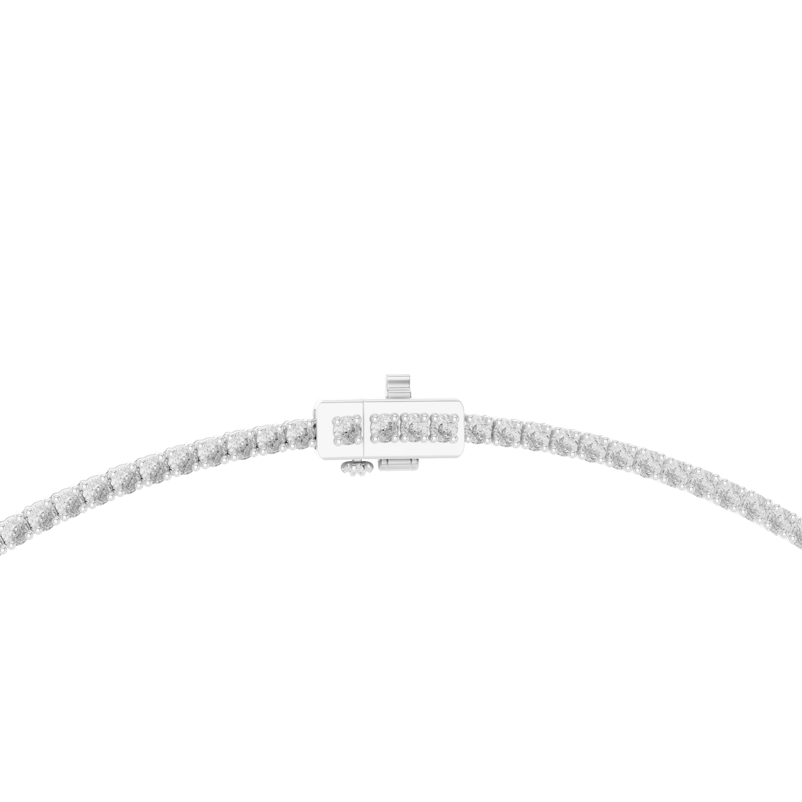 Luxury Diamond Tennis Drop Necklace