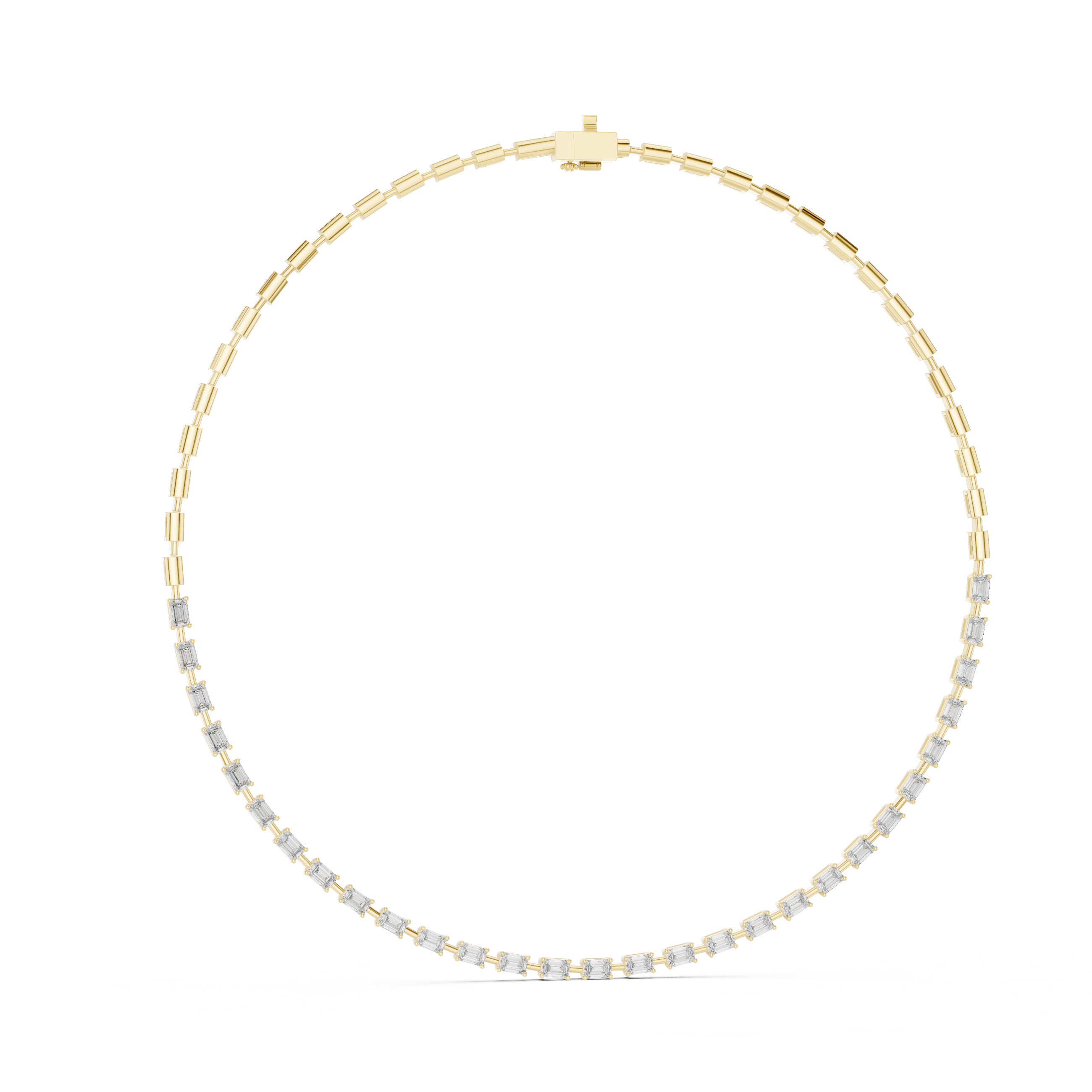 Luxury Emerald Cut Necklace