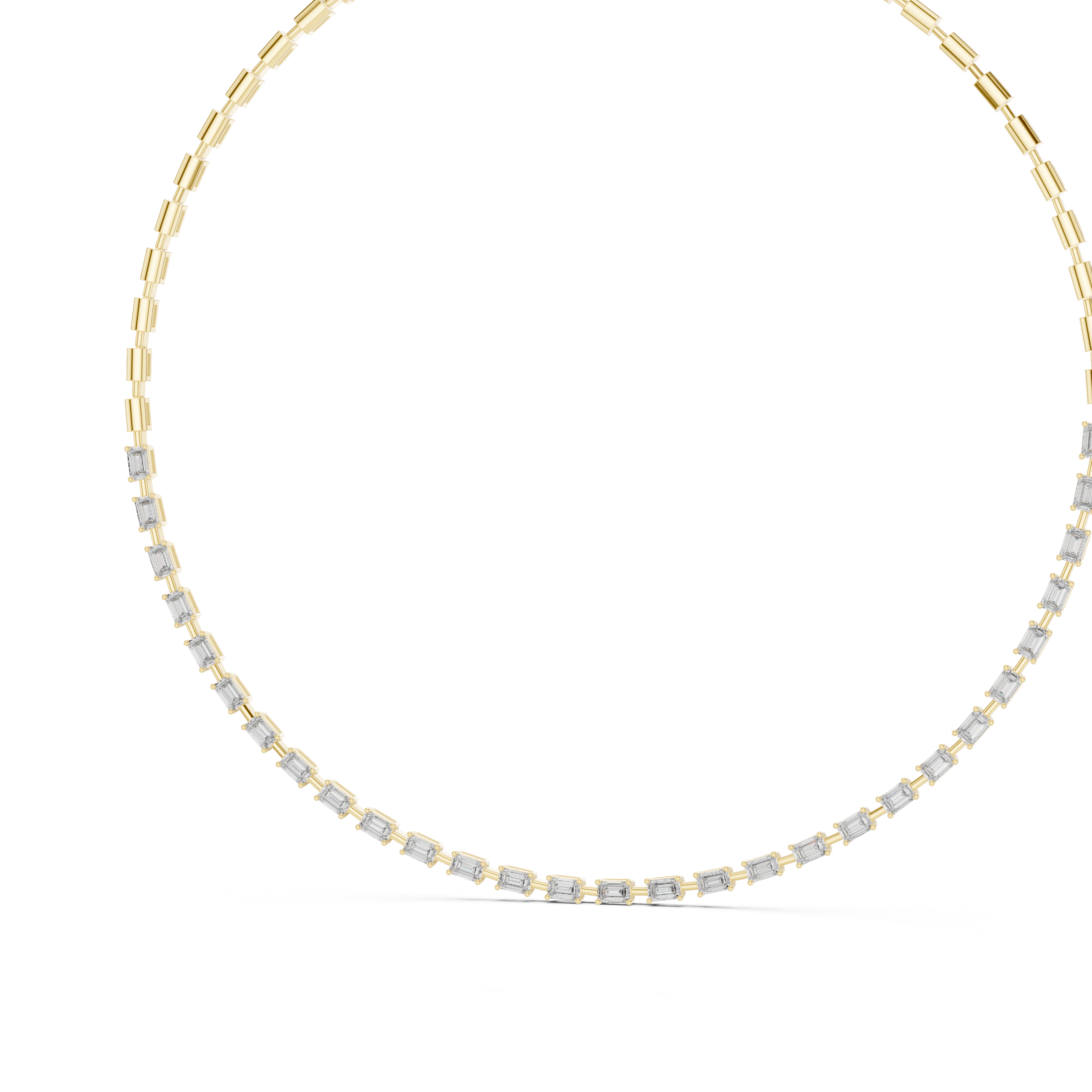 Luxury Emerald Cut Necklace