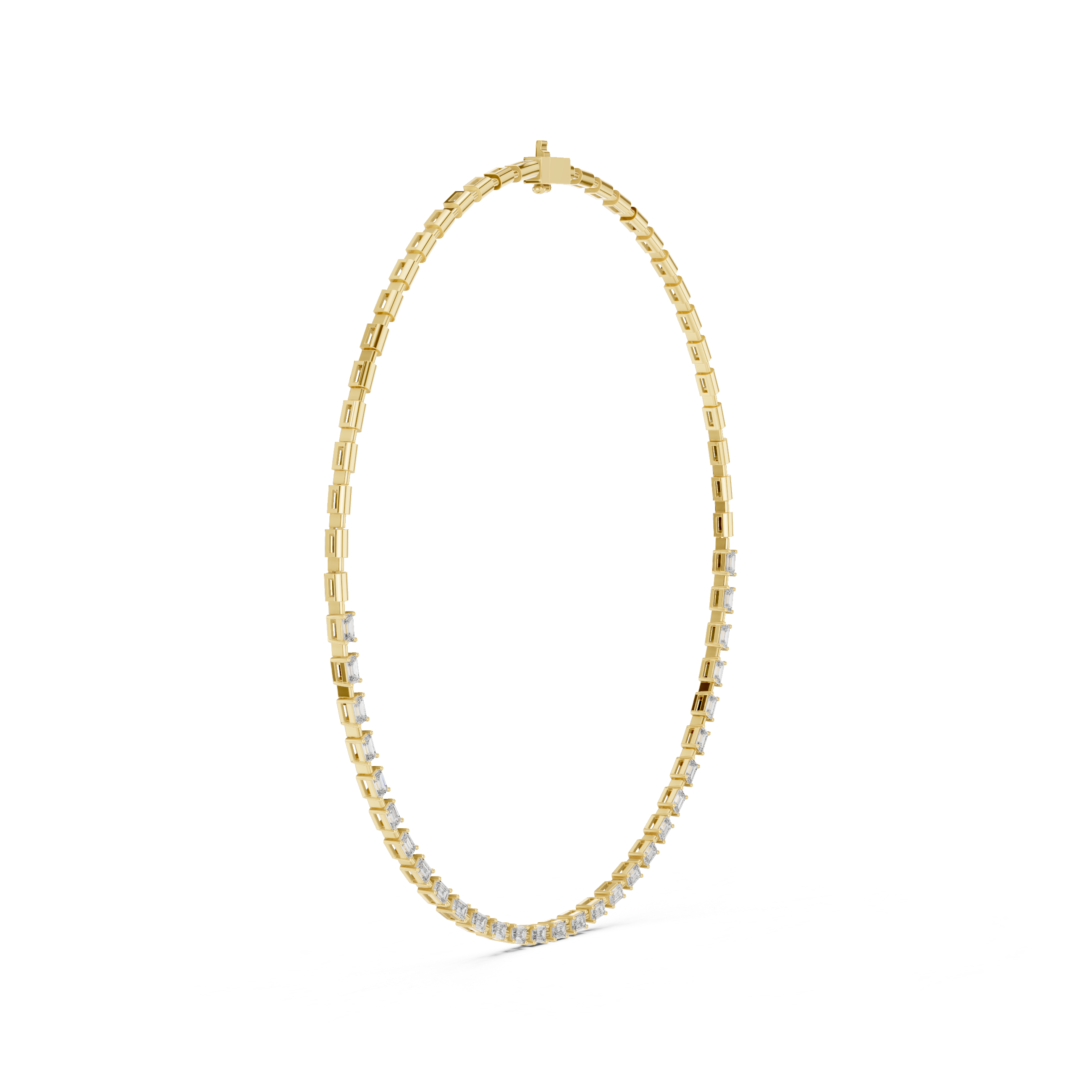 Luxury Emerald Cut Necklace